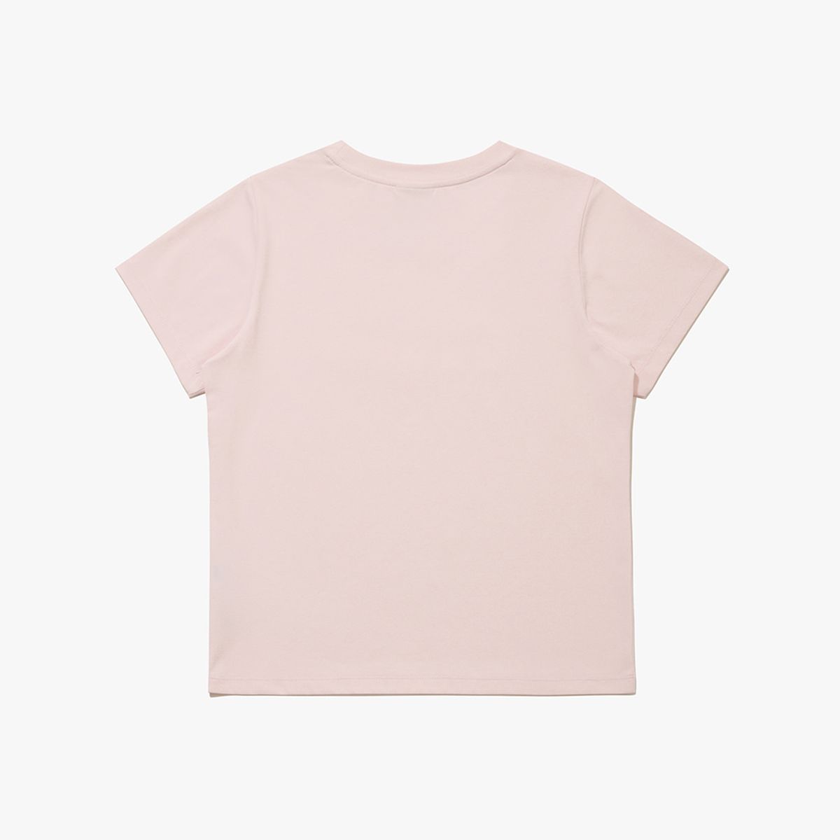 디아도라(diadora) 에어텍스 로고 반팔 티셔츠 LIGHT PINK