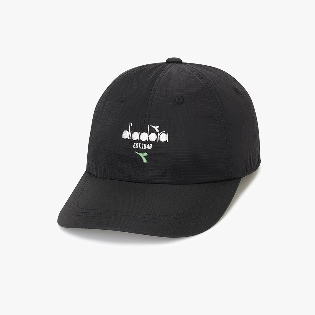 디아도라(diadora) 유광 우븐캡 BLACK