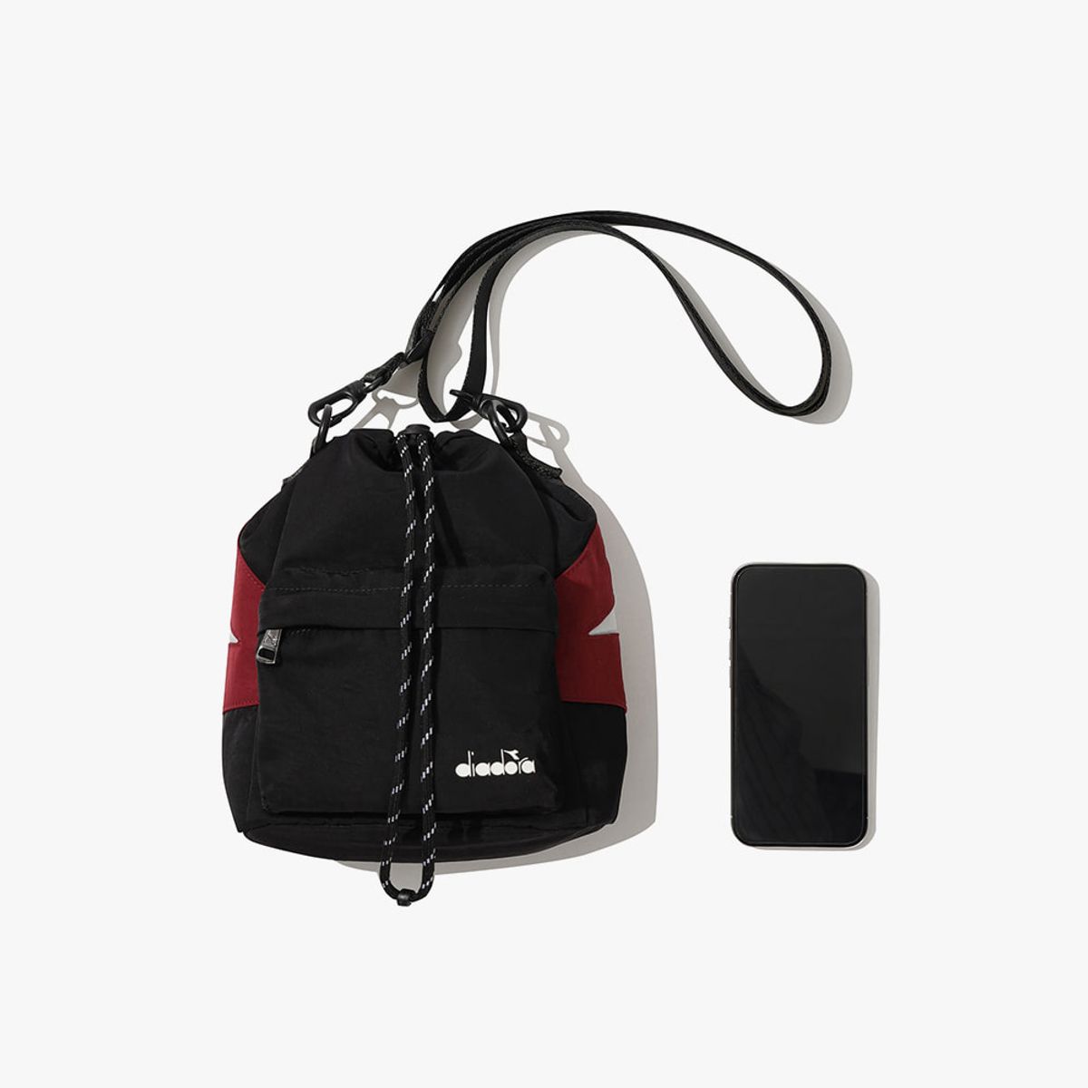 디아도라(diadora) 포르테 유나이티드 미니백 BLACK