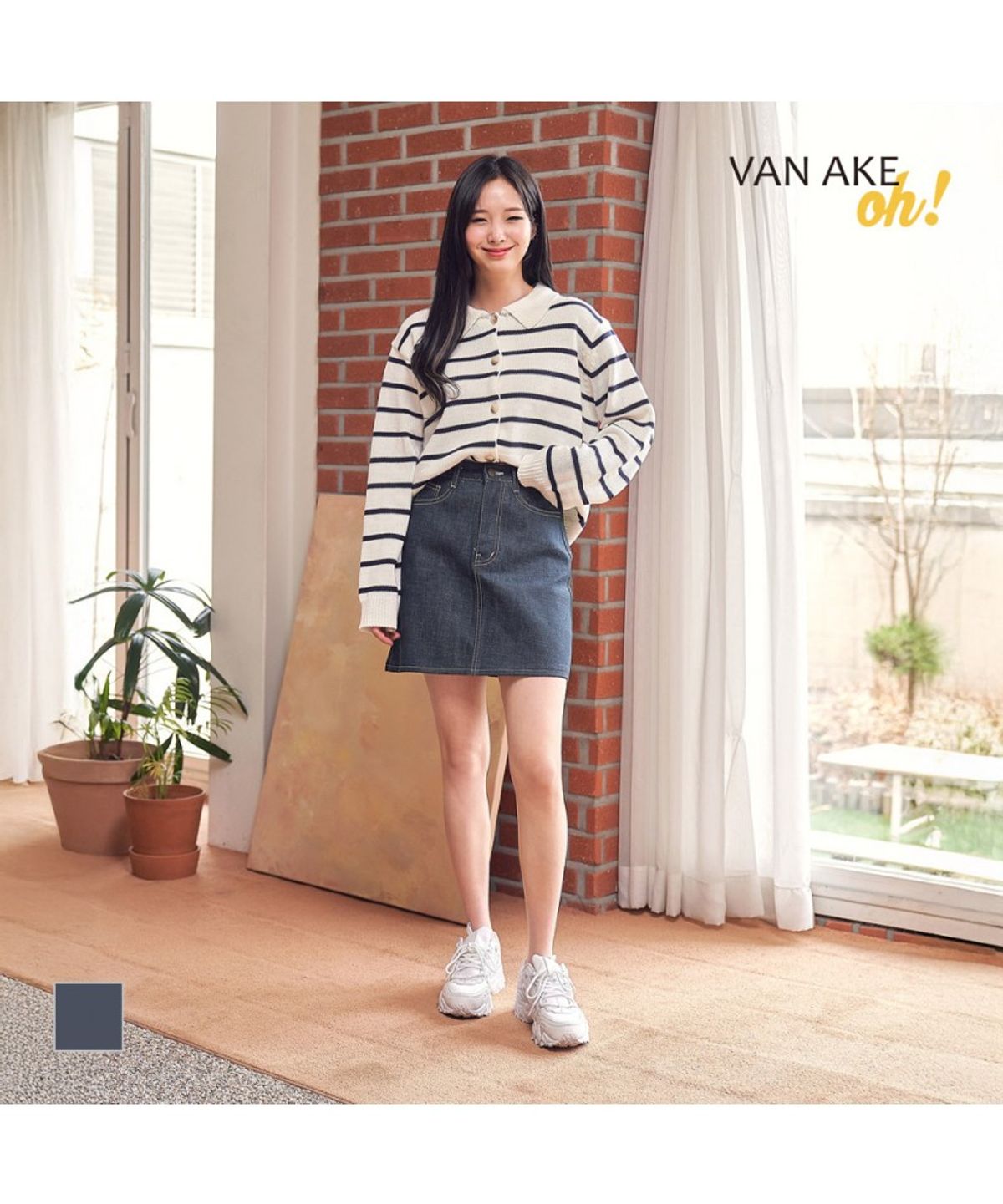 반에이크(VANAKE) 쿠드 미니 스커트_OB13SKME01Z