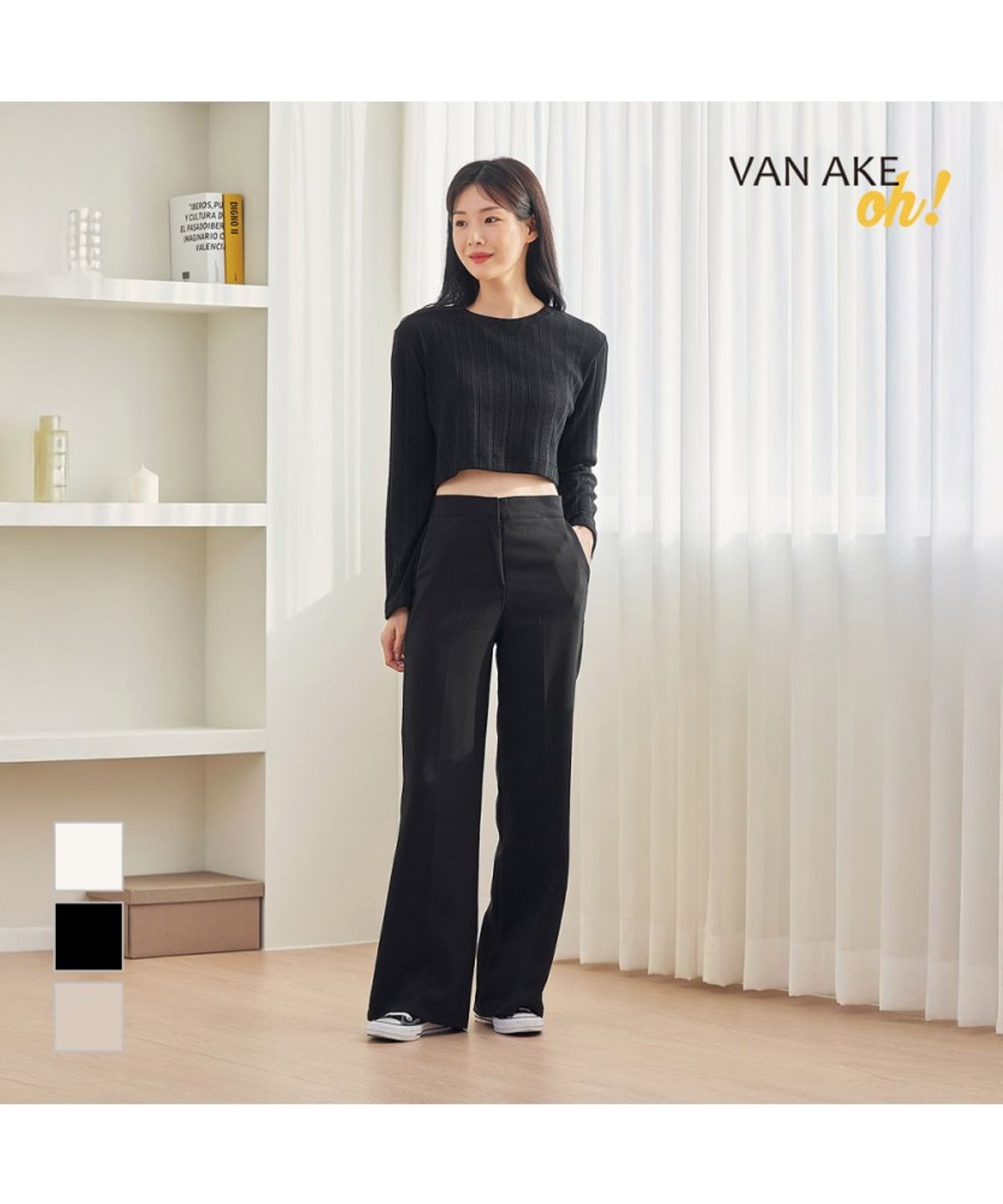 반에이크(VANAKE) 부노 뒷밴드 슬랙스 _OB13SLME08Z