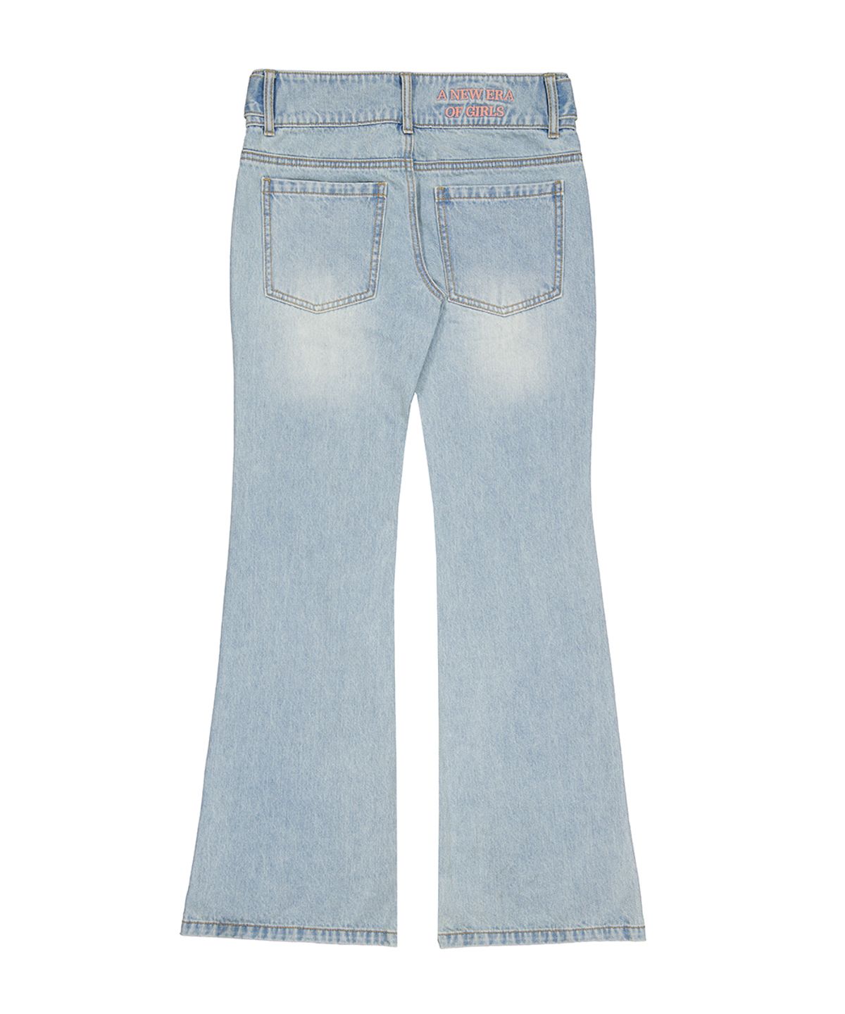 포어링(FORUSRING) Double star damaged jeans (blue)