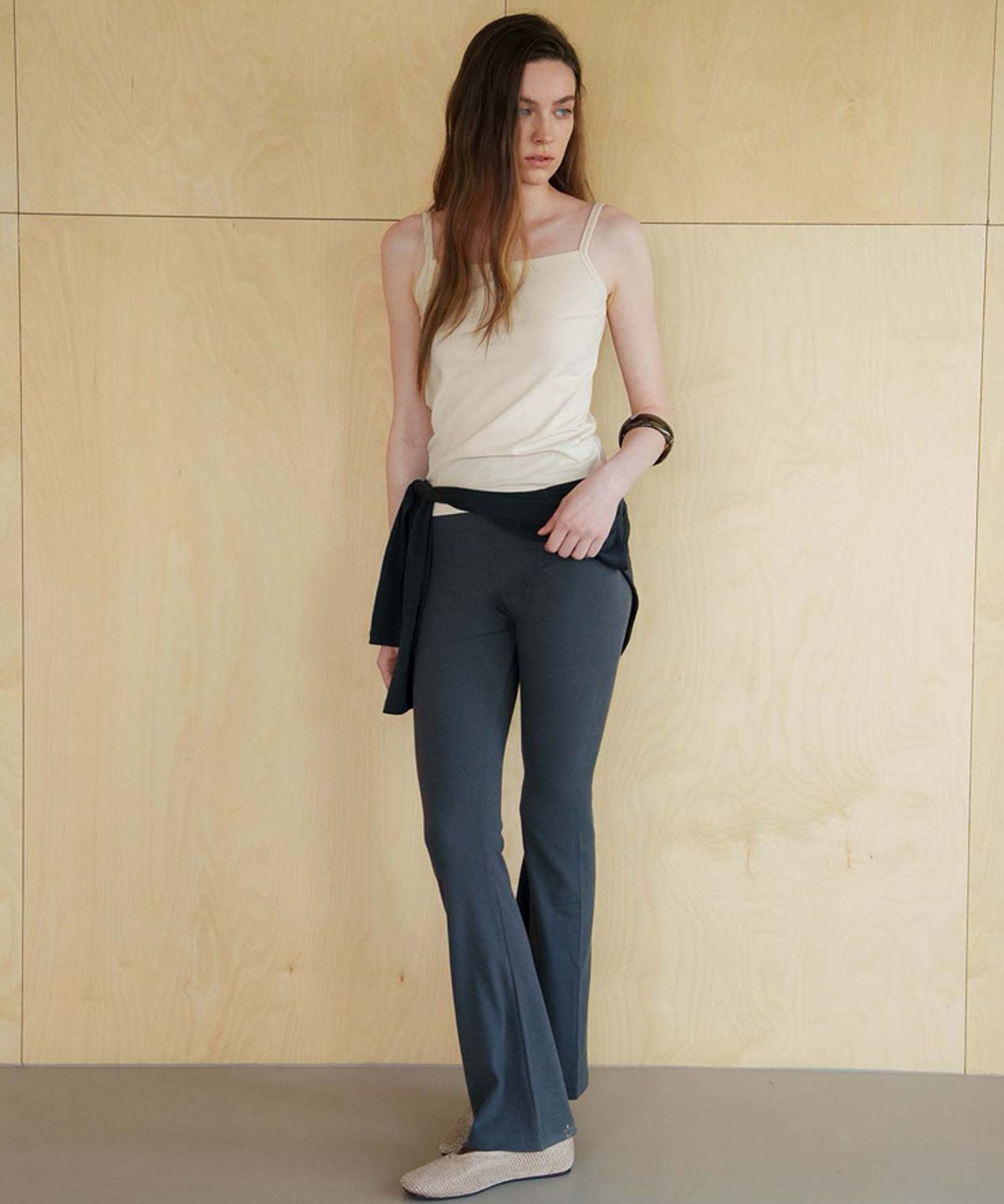 스러움(SEUREOUM) Raw Camisole_Butter Cream