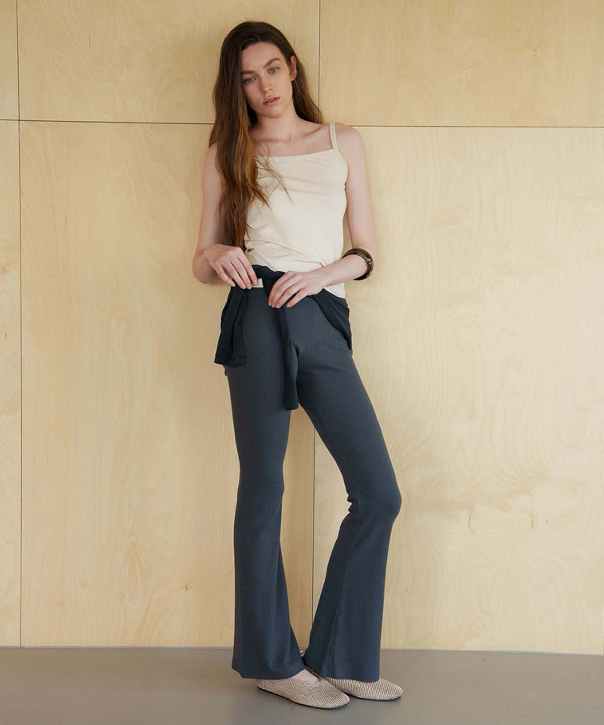 스러움(SEUREOUM) Raw Camisole_Butter Cream