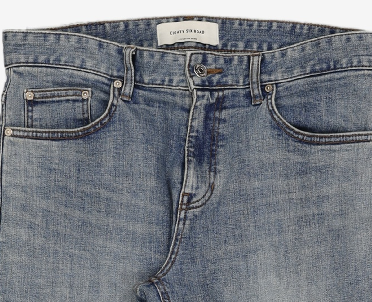 86로드(86ROAD) MILD BLUE CHIP / CROP TAPERED 32