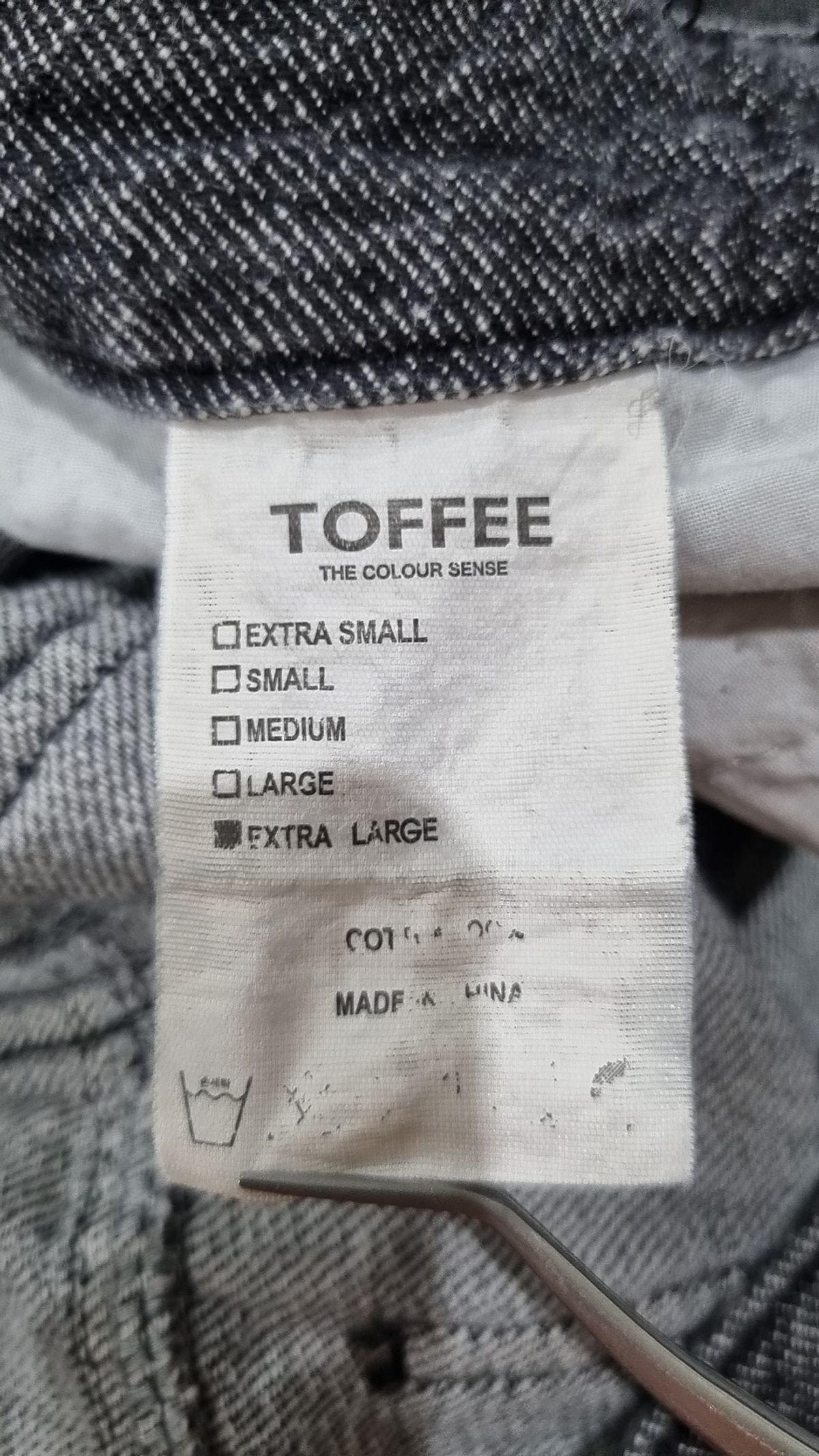 토피(TOFFEE) 청/데님 팬츠 XL