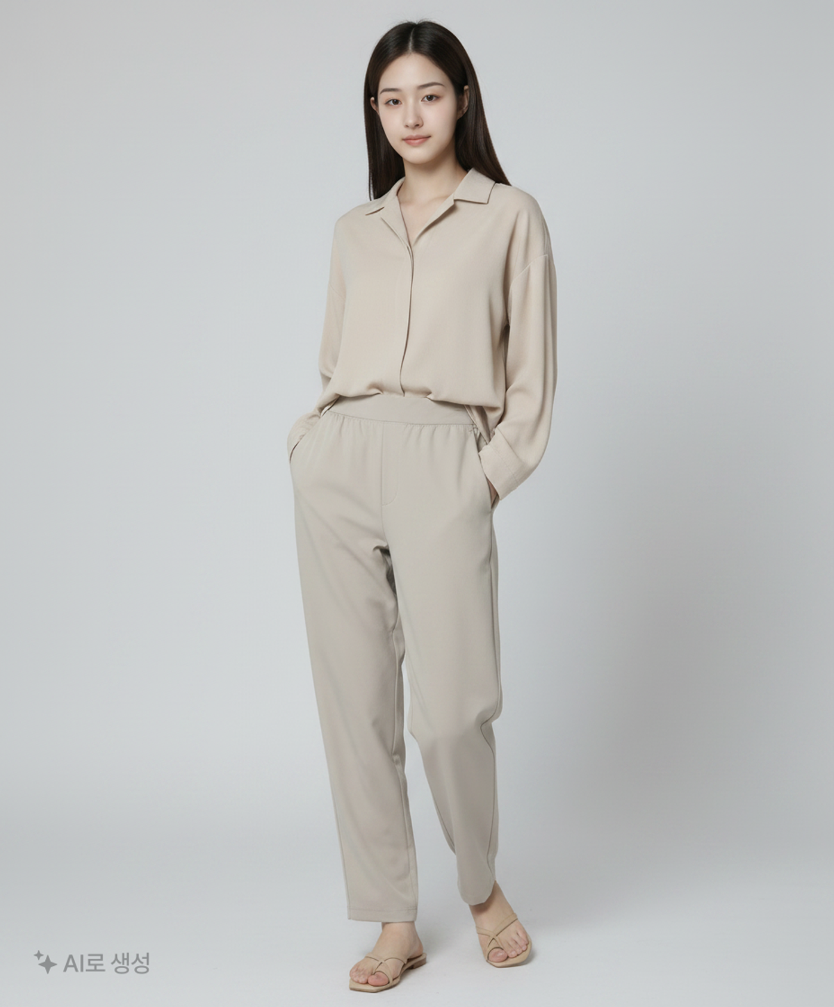 유니클로(UNIQLO) 코튼 팬츠 S