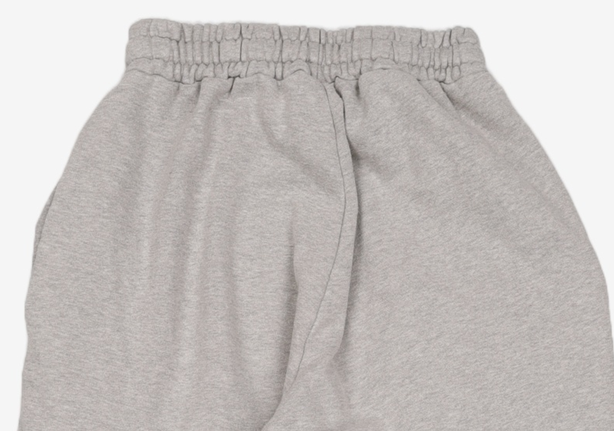 우알롱(WOOALONG) Signature jogger pants - LIGHT GREY M