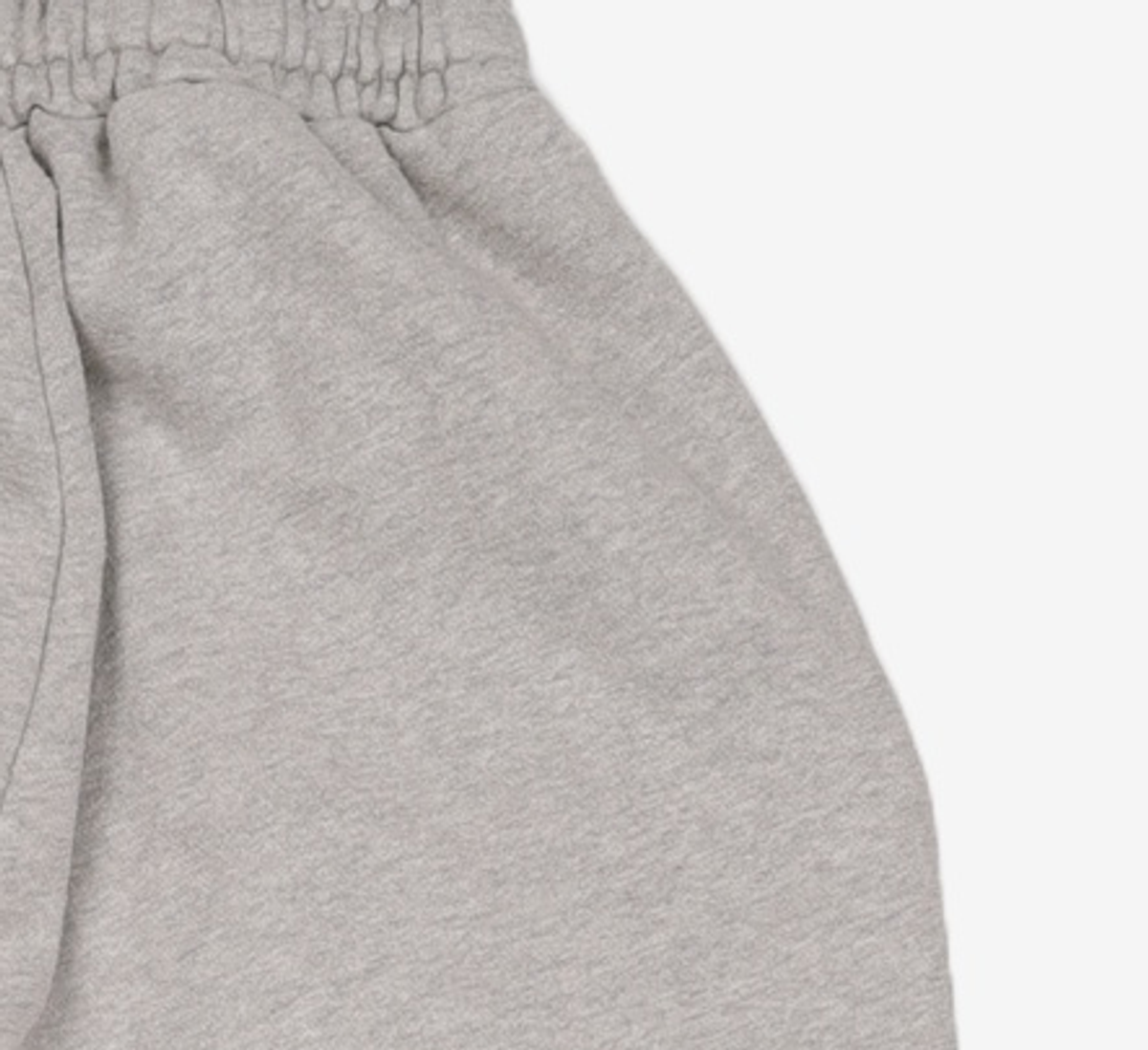 우알롱(WOOALONG) Signature jogger pants - LIGHT GREY M