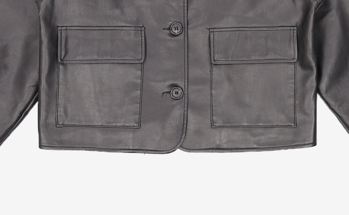 스파오(SPAO) 레더/라이더스 재킷 S