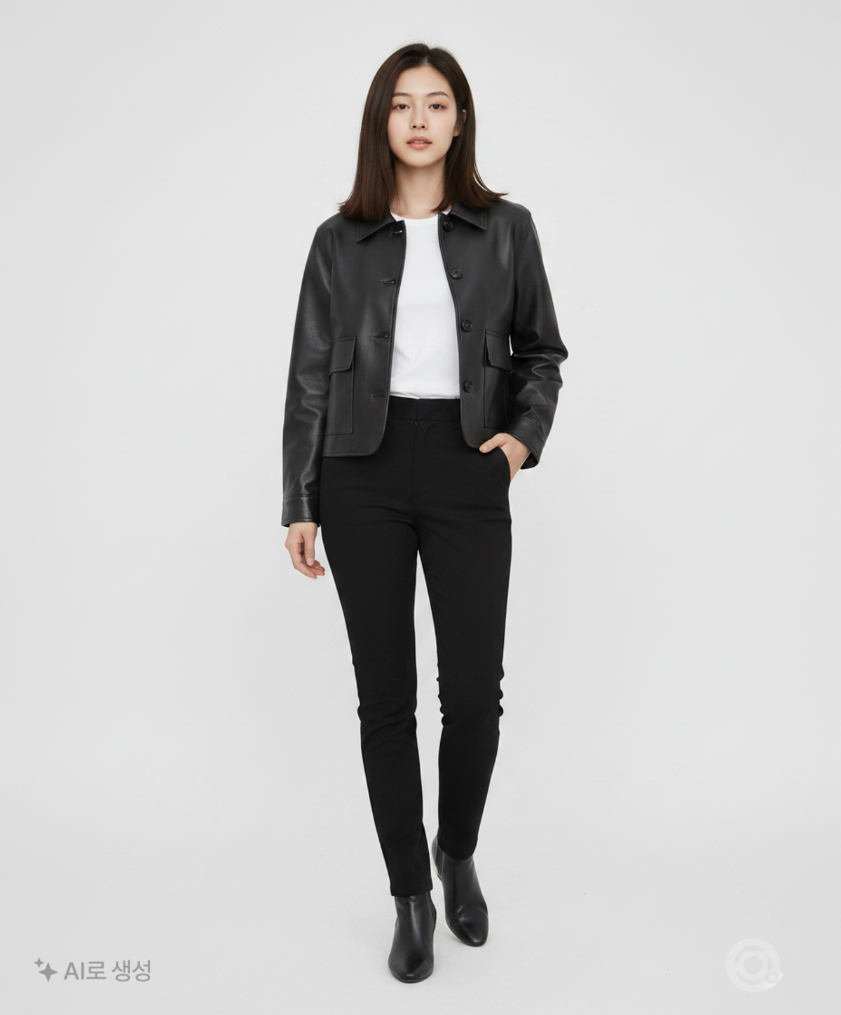 스파오(SPAO) 레더/라이더스 재킷 S