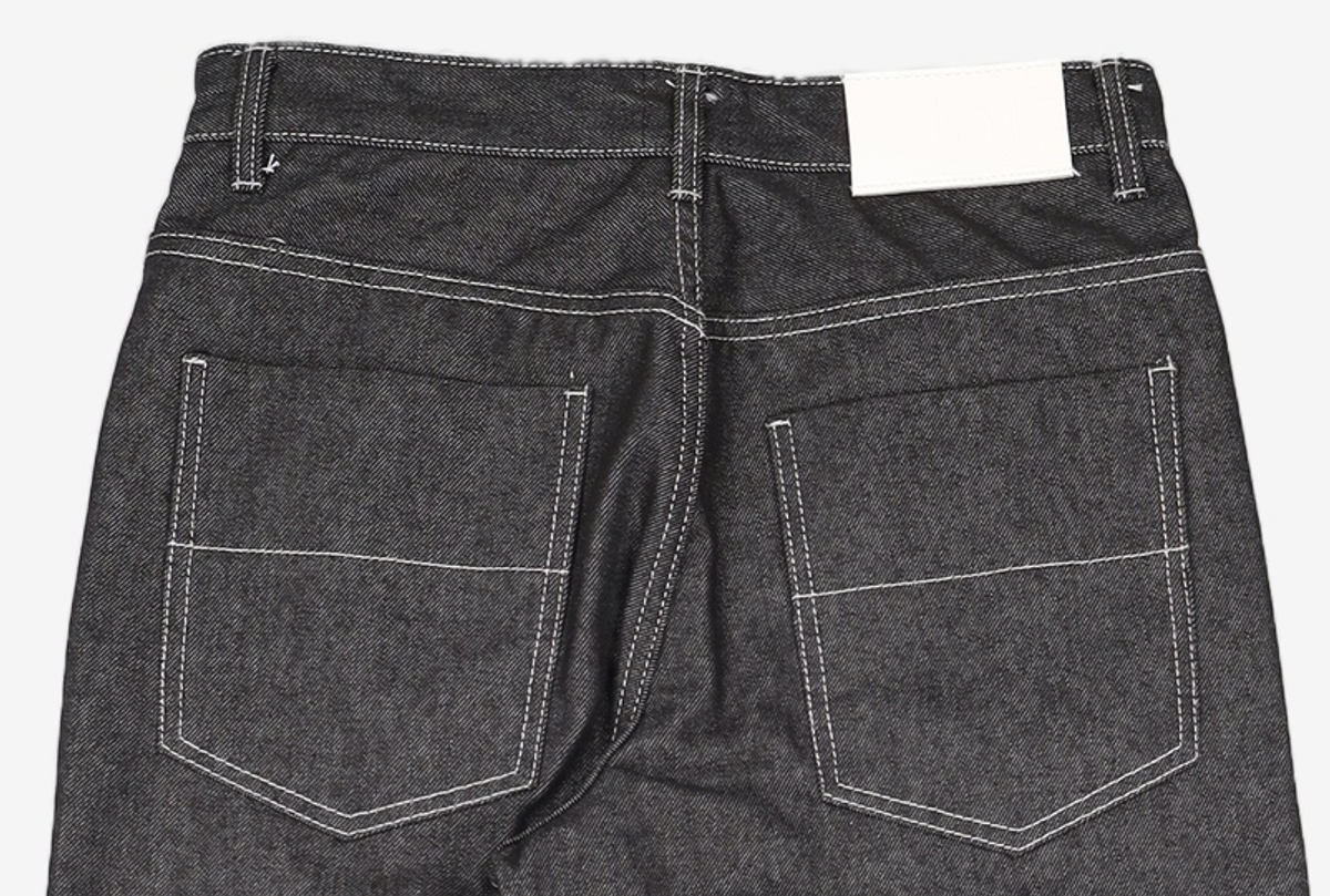 데케트(DECET) Mid Rise Wide Jeans DCPT027BlackSide 30