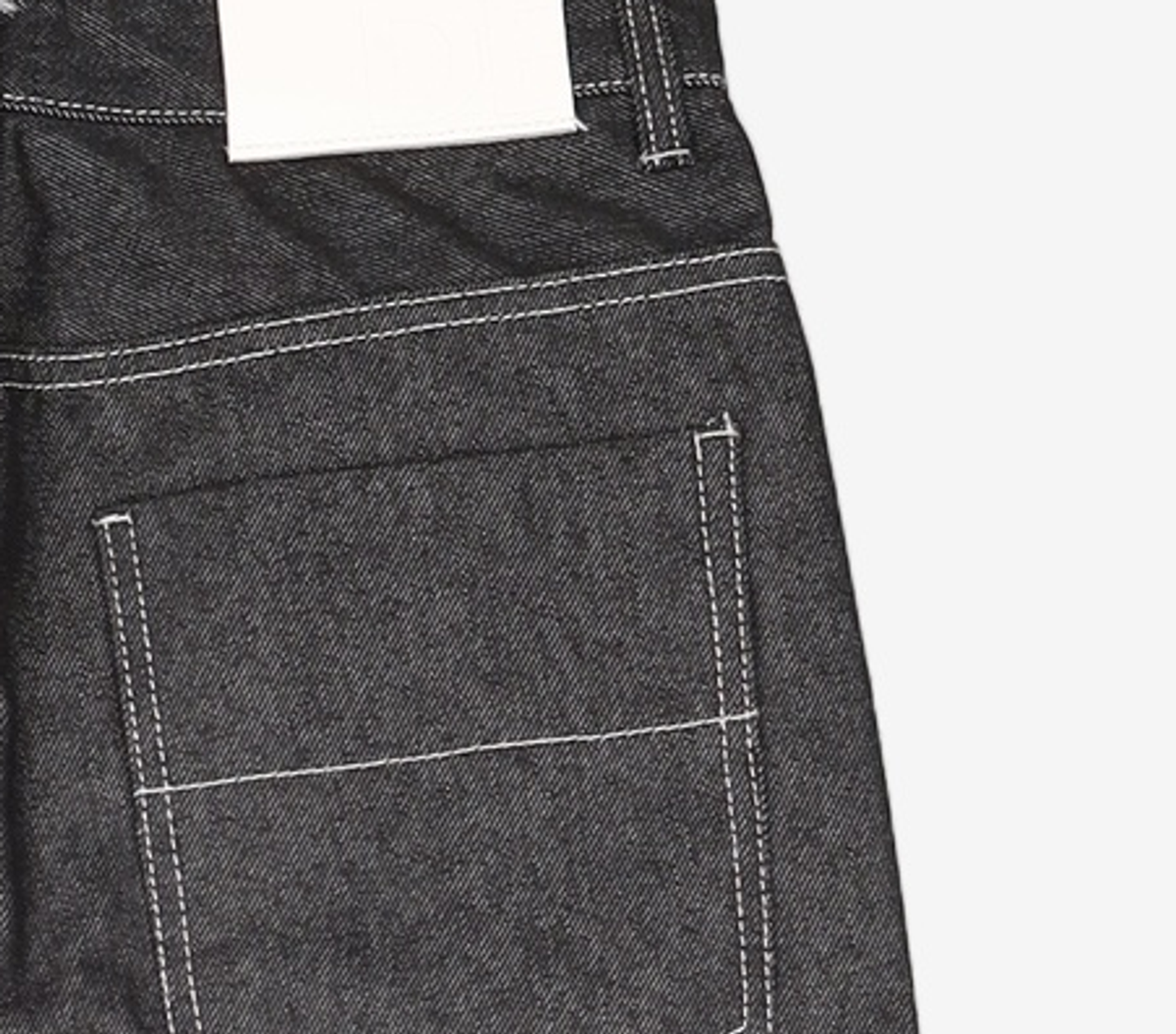 데케트(DECET) Mid Rise Wide Jeans DCPT027BlackSide 30
