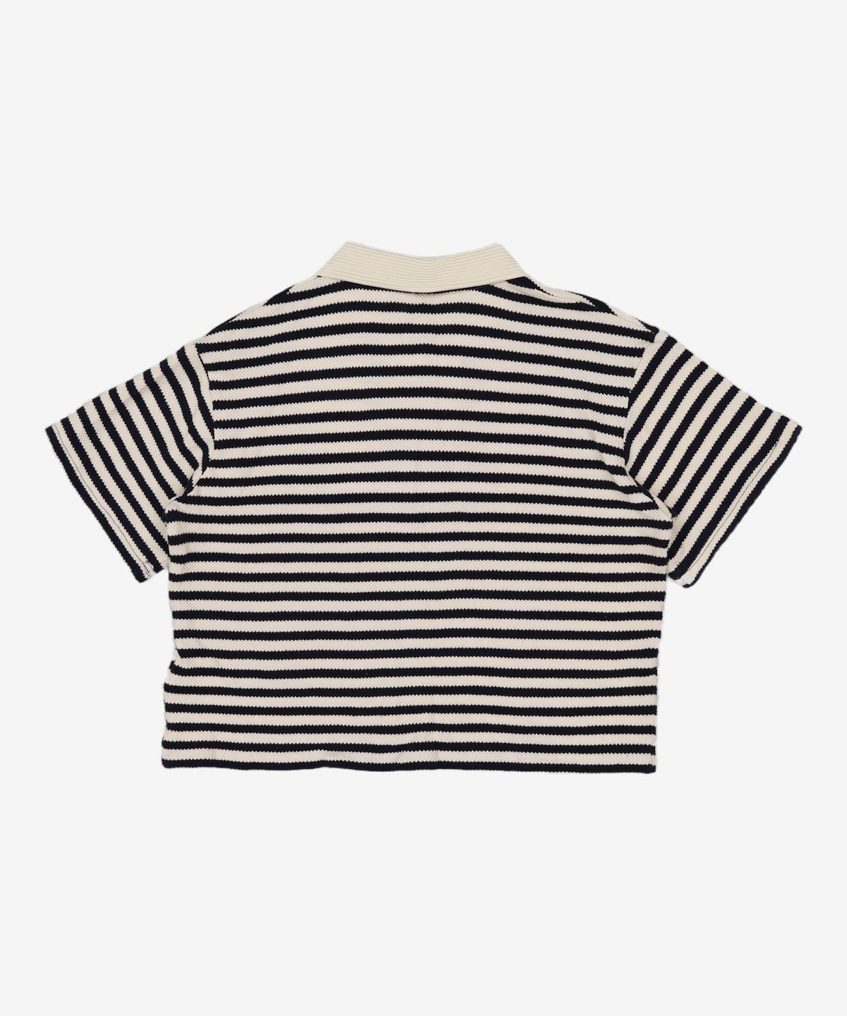 앳코너(ATCORNER) STRIPE CROP T-SHIRT BLACK (AETS1E002BK) M