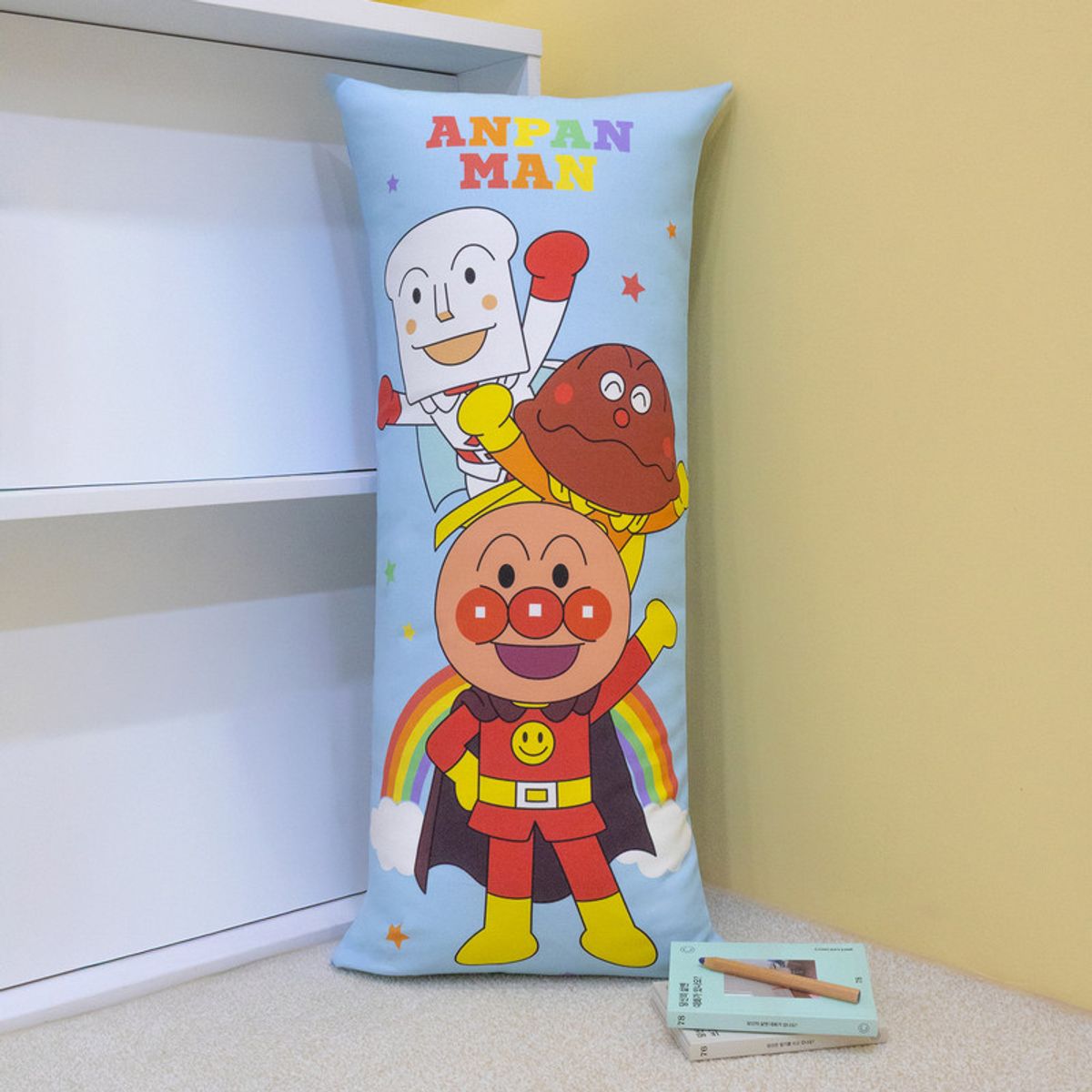 나라홈데코(NARAHOMEDECO) 호빵맨 사각바디필로우 히어로