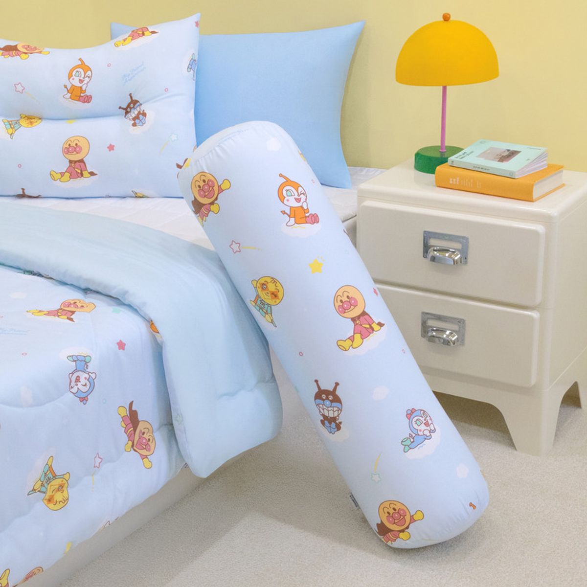 나라홈데코(NARAHOMEDECO) 호빵맨 원형바디필로우 스윗드림