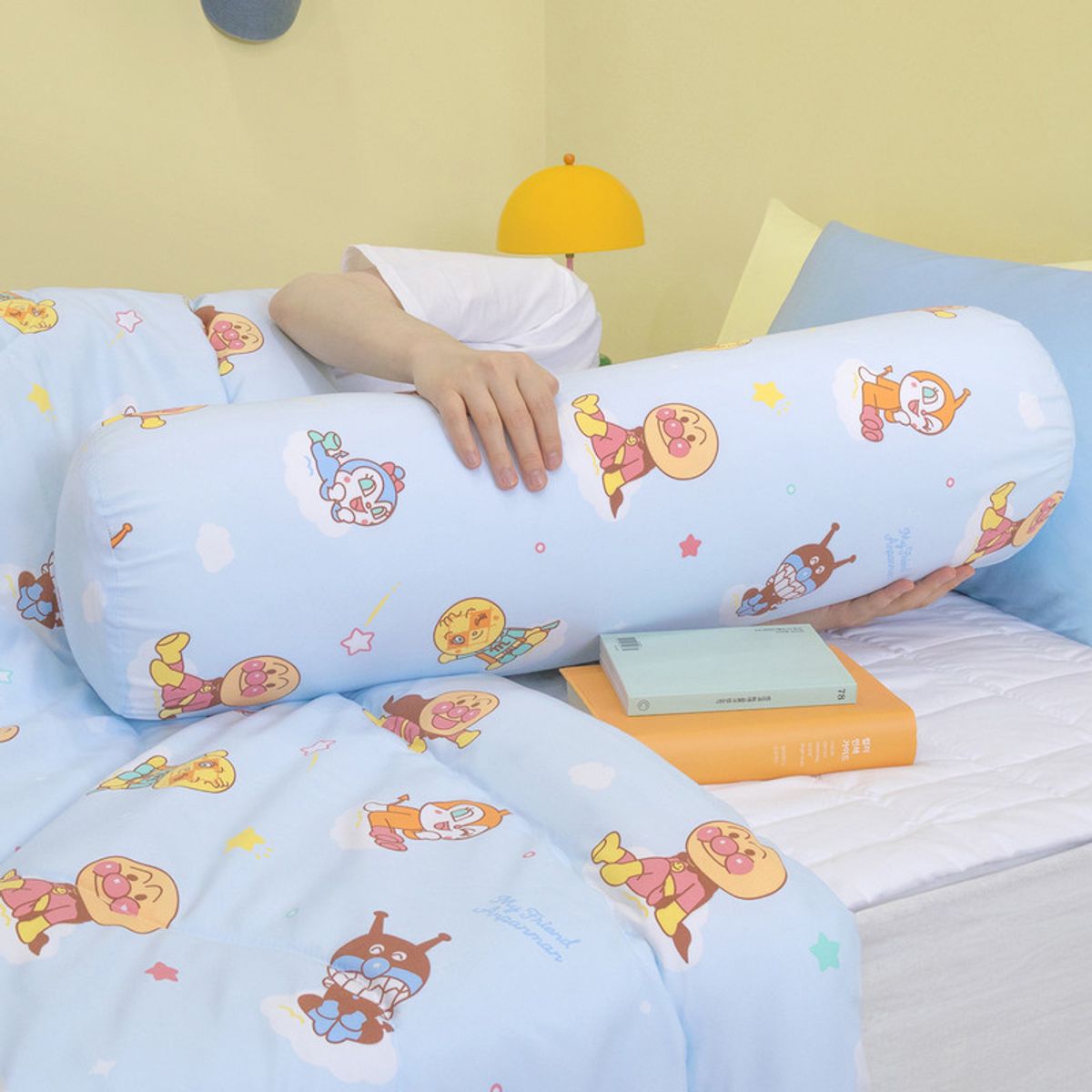 나라홈데코(NARAHOMEDECO) 호빵맨 원형바디필로우 스윗드림