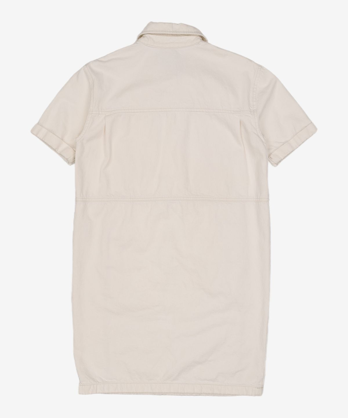 마리떼 프랑소와 저버(MARITHÉ + FRANҪOIS GIRBAUD) W STITCH POINT POCKET DENIM DRESS ecru S