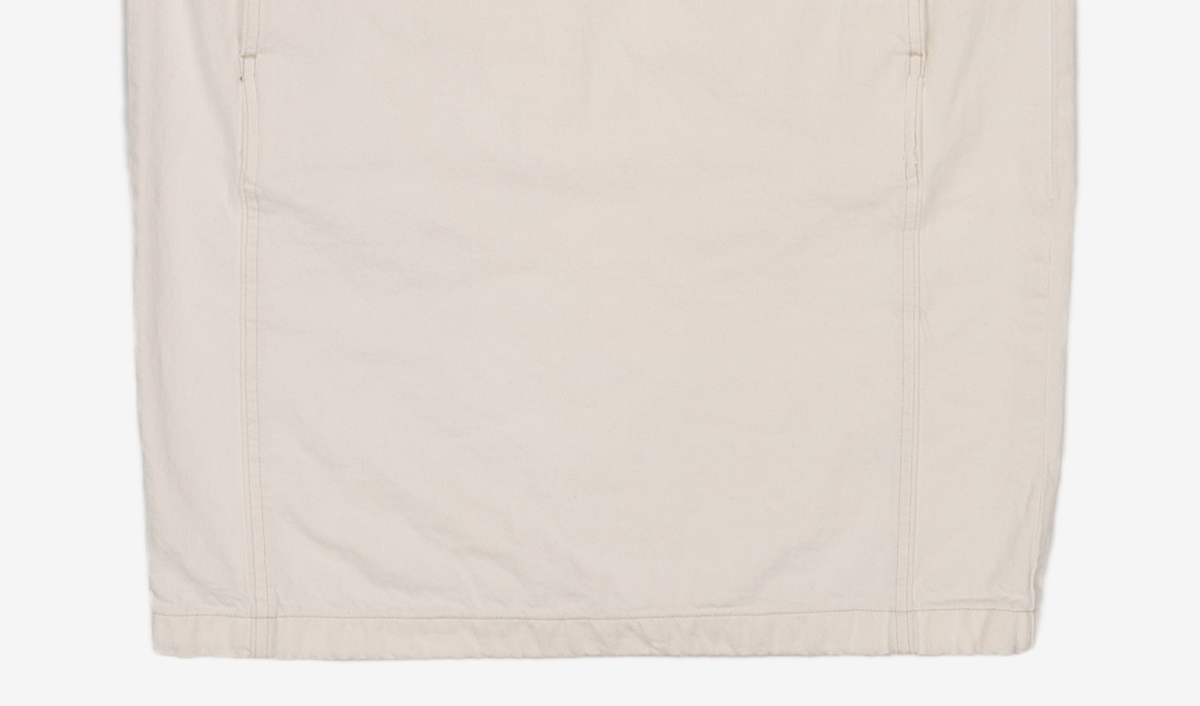 마리떼 프랑소와 저버(MARITHÉ + FRANҪOIS GIRBAUD) W STITCH POINT POCKET DENIM DRESS ecru S