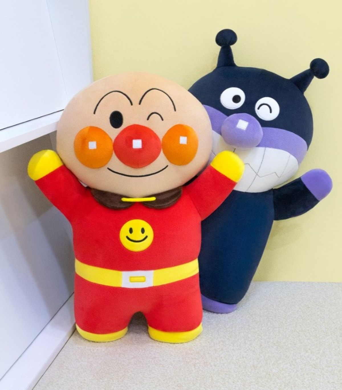 나라홈데코(NARAHOMEDECO) 호빵맨 안아줘쿠션 스마일