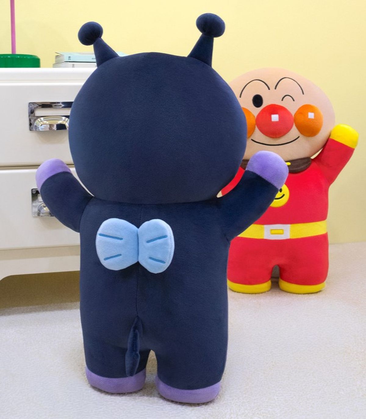 나라홈데코(NARAHOMEDECO) 호빵맨 안아줘쿠션 세균맨