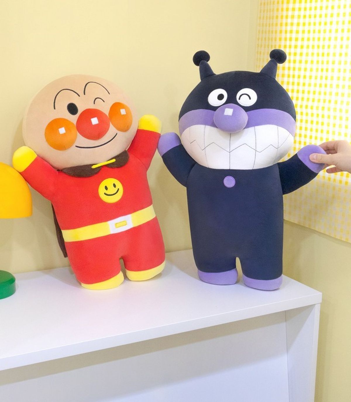 나라홈데코(NARAHOMEDECO) 호빵맨 안아줘쿠션 세균맨