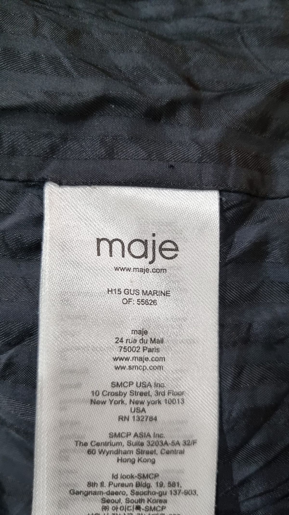 마쥬(maje) 겨울 싱글 코트 40