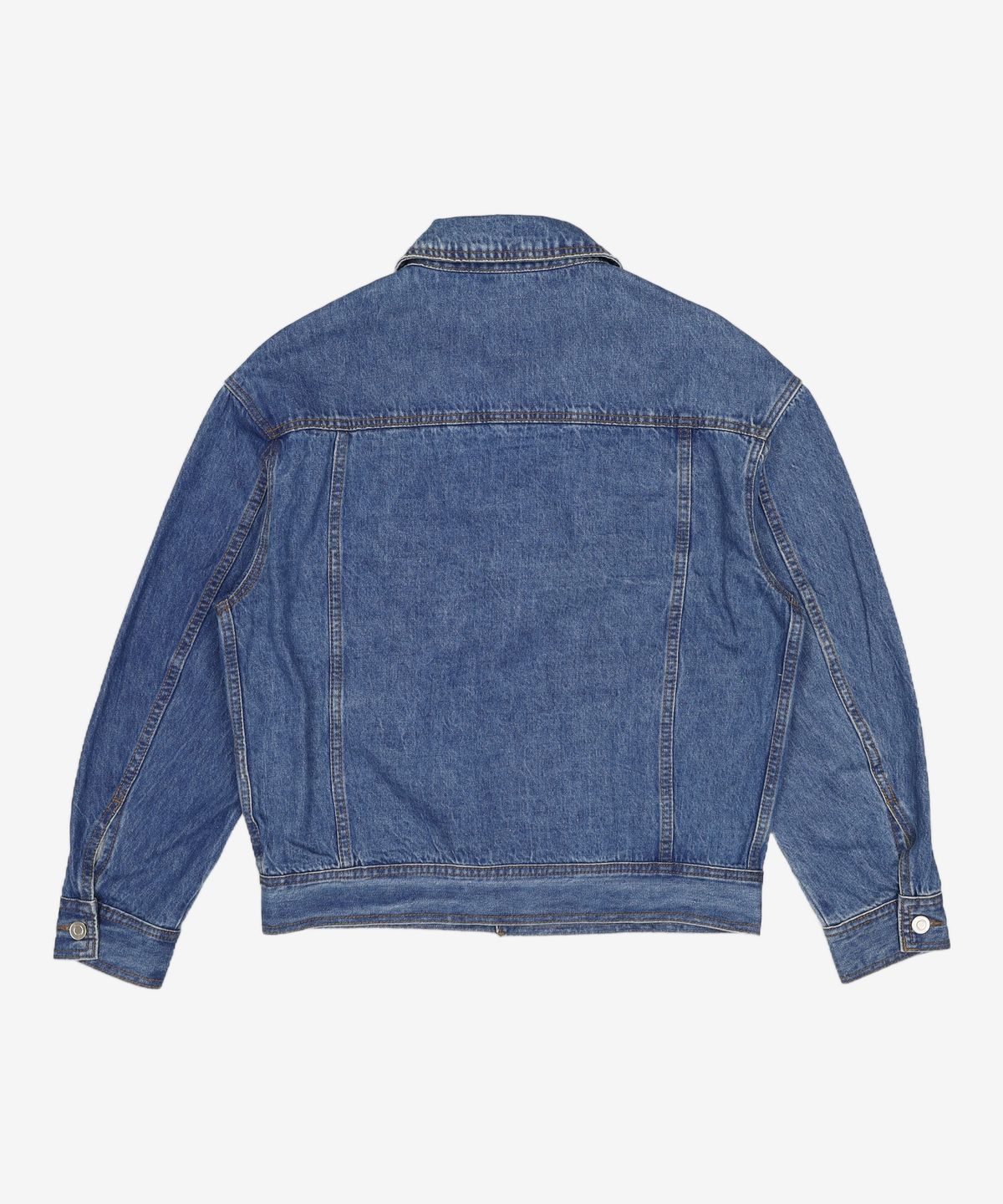 가먼트레이블(GARMENT LABLE) Proper Denim Trucker Jacket - Mid Blue S