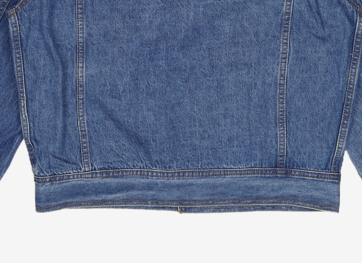 가먼트레이블(GARMENT LABLE) Proper Denim Trucker Jacket - Mid Blue S