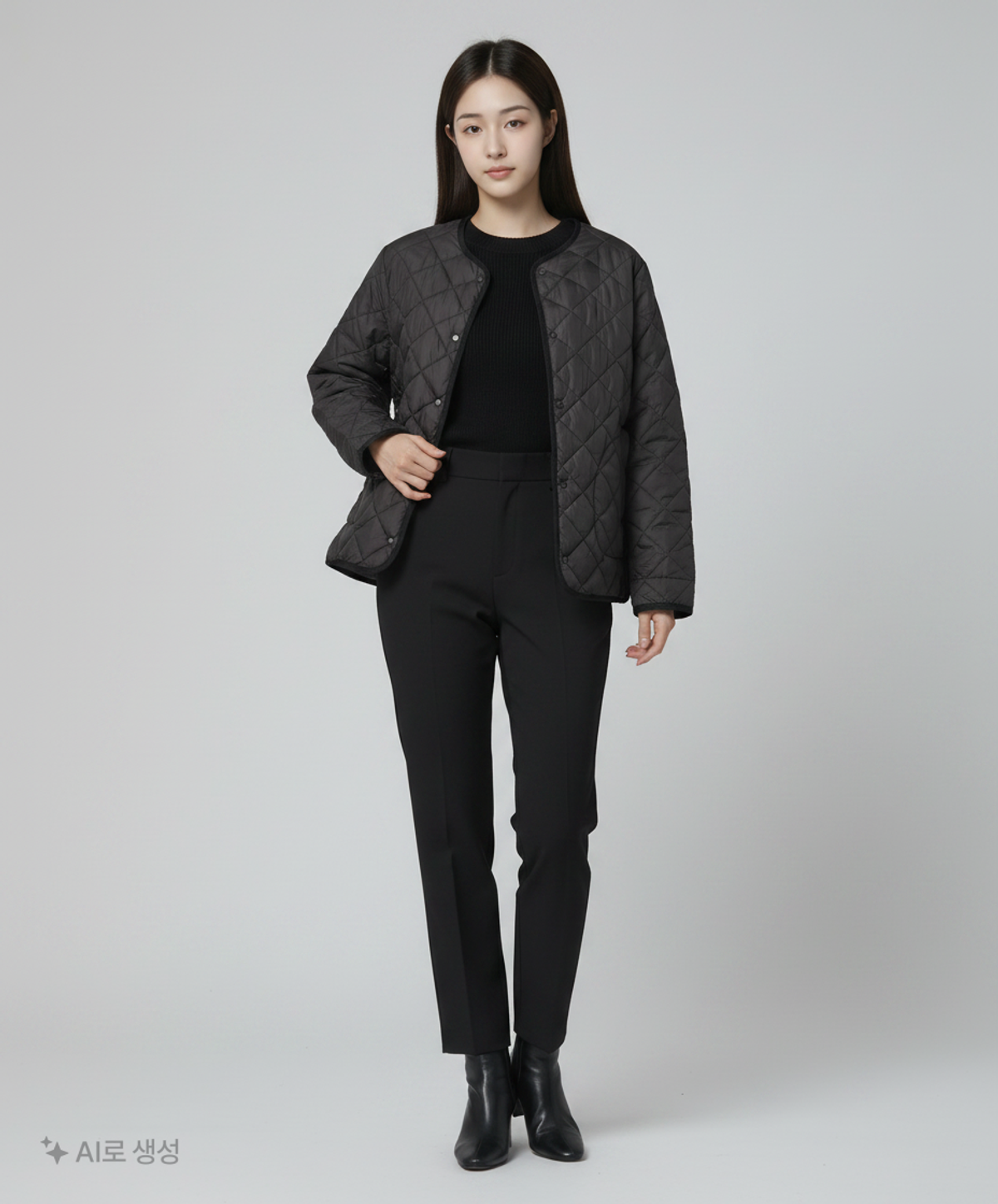 자주(JAJU) 숏 패딩/숏 헤비 아우터 L