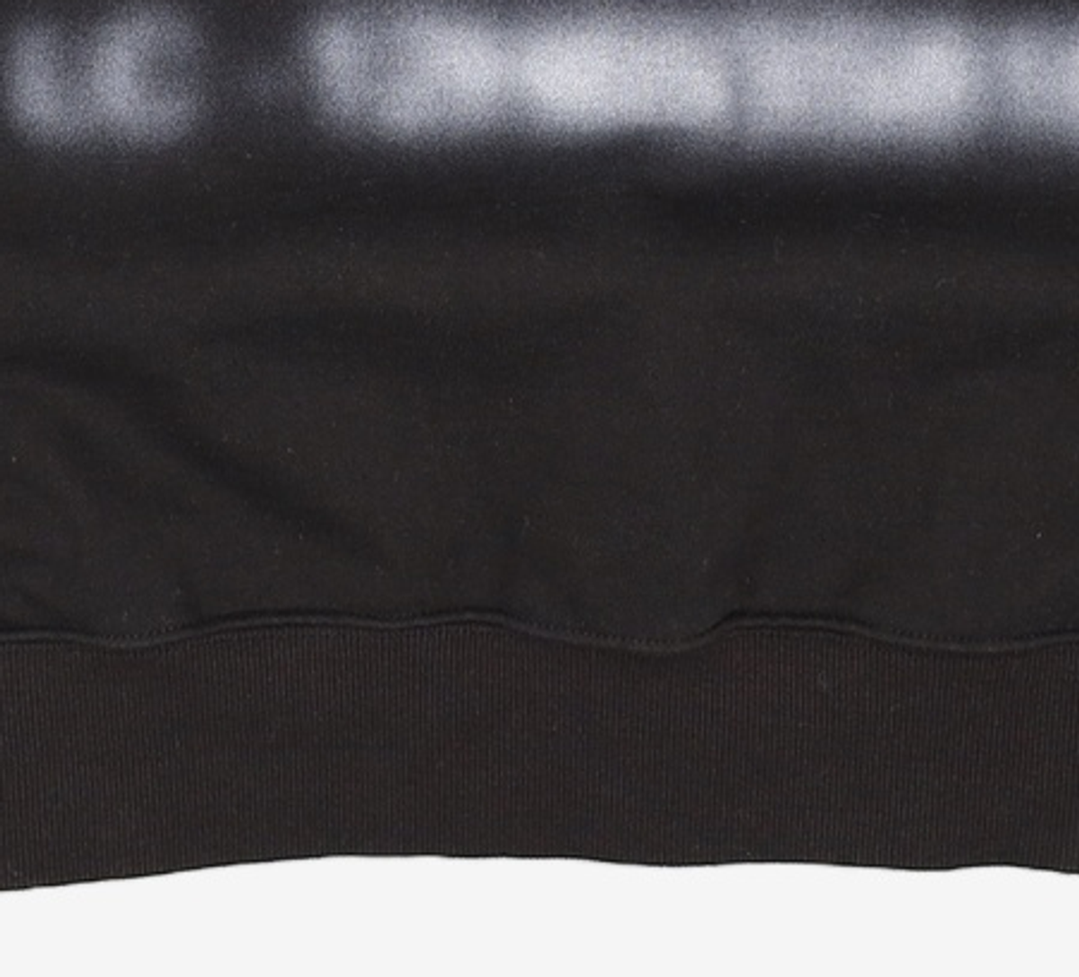 카네이테이(KANEITEI) SMUDGE SPRAY AMMO STENCIL CREWNECK (BLACK) XL
