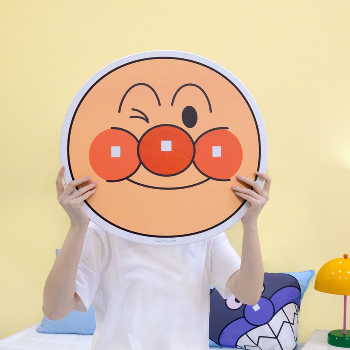 나라홈데코(NARAHOMEDECO) 호빵맨 접이식테이블 페이스