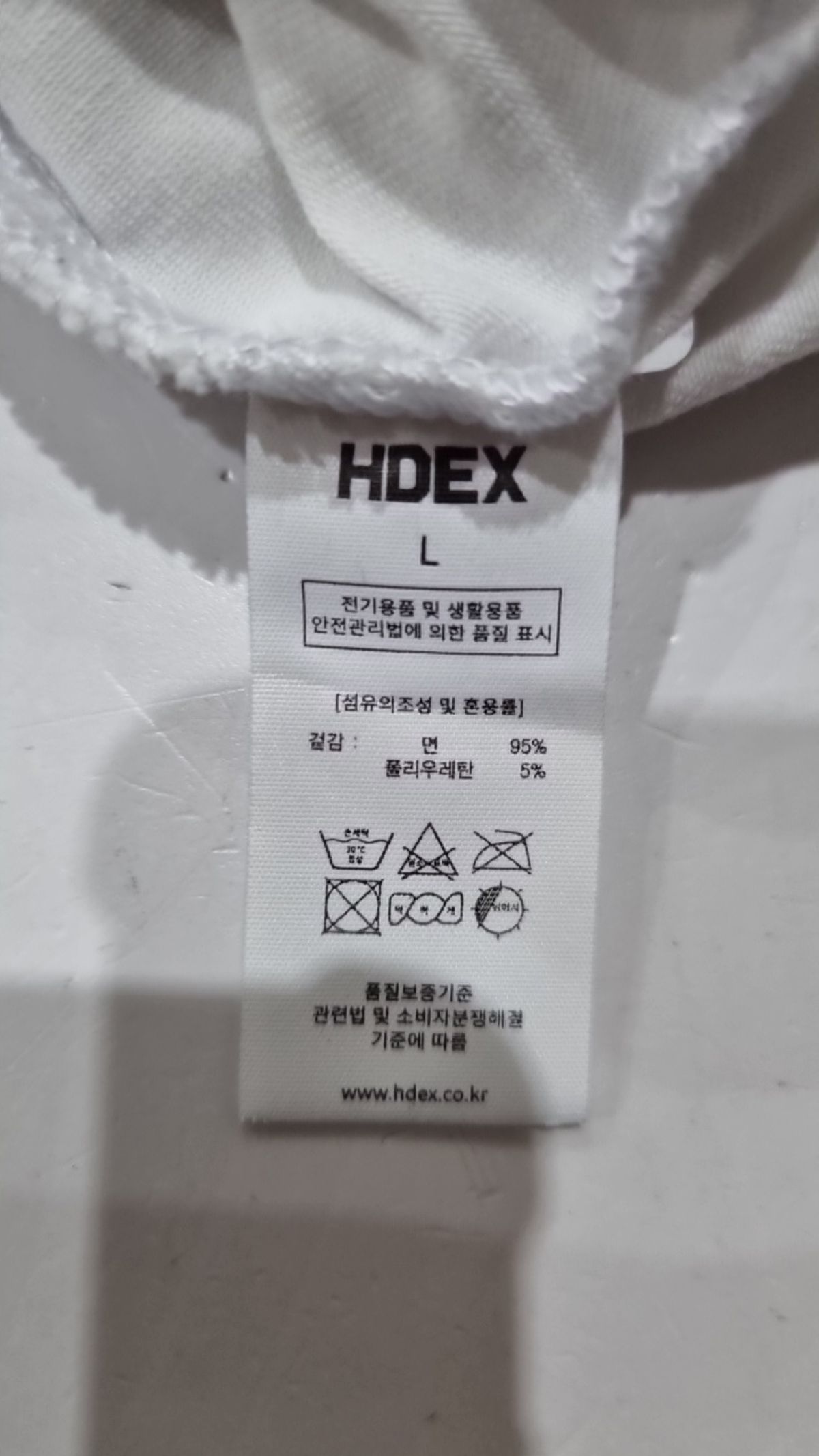 에이치덱스(HDEX) 반소매 티셔츠 L