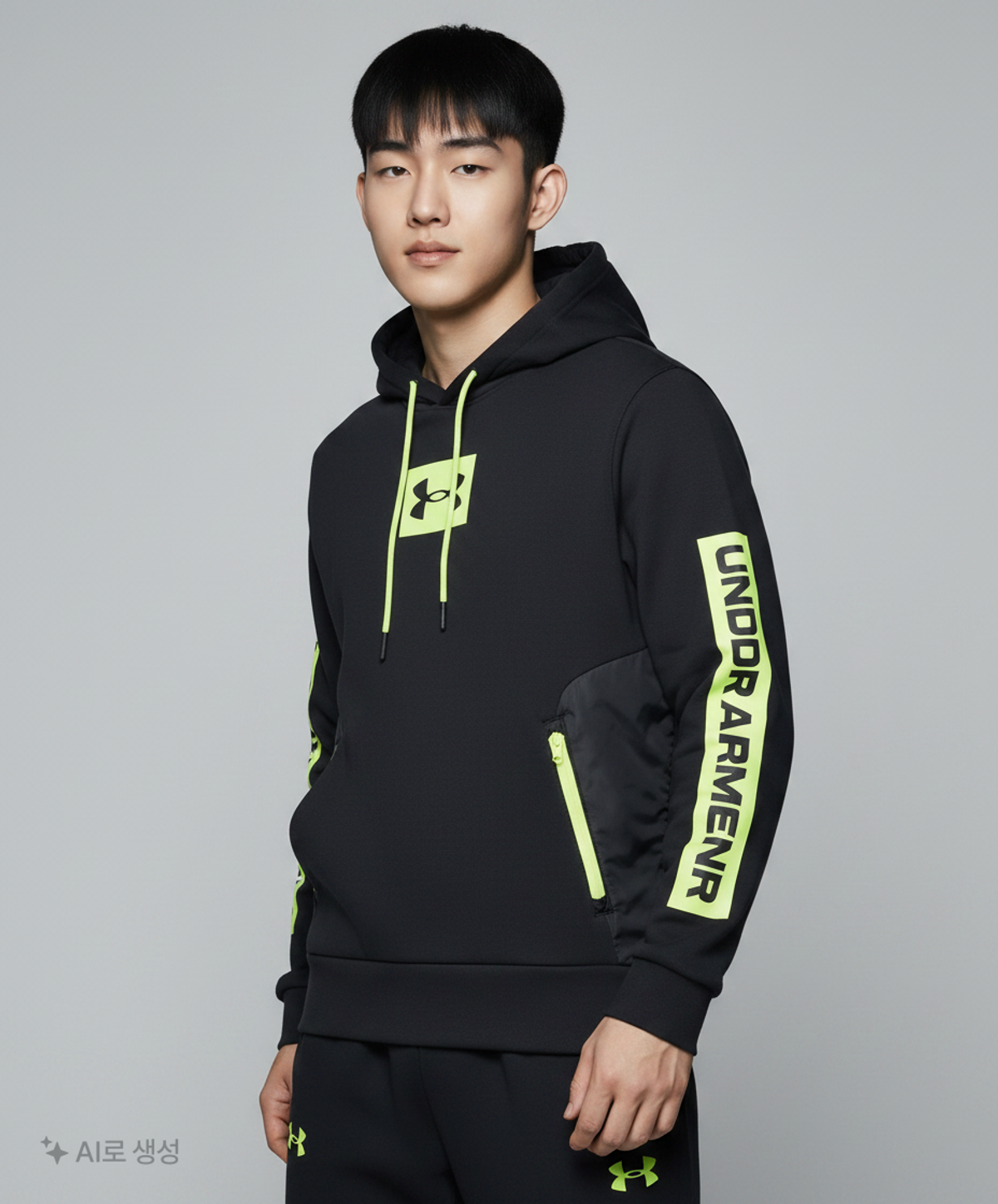 언더아머(UNDERARMOUR) 후드 티셔츠 M