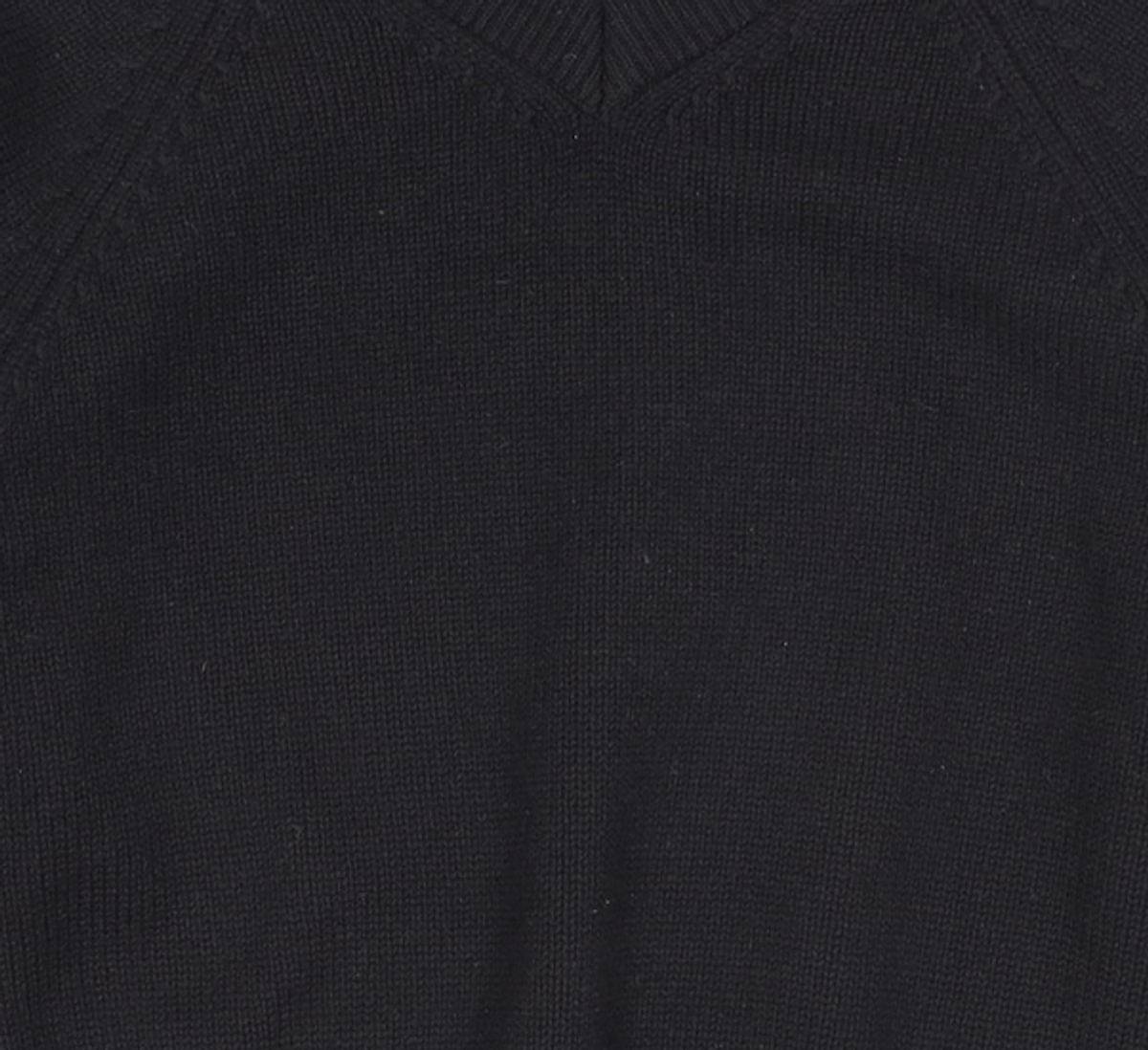 던스트(DUNST) UNISEX MERINO WOOL V-NECK SWEATER BLACK_UDSW3D125BK S