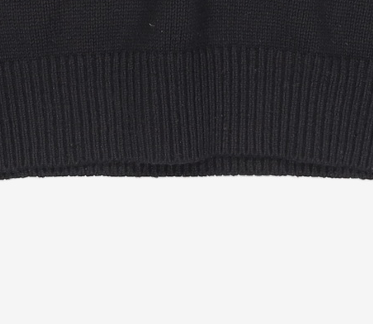 던스트(DUNST) UNISEX MERINO WOOL V-NECK SWEATER BLACK_UDSW3D125BK S