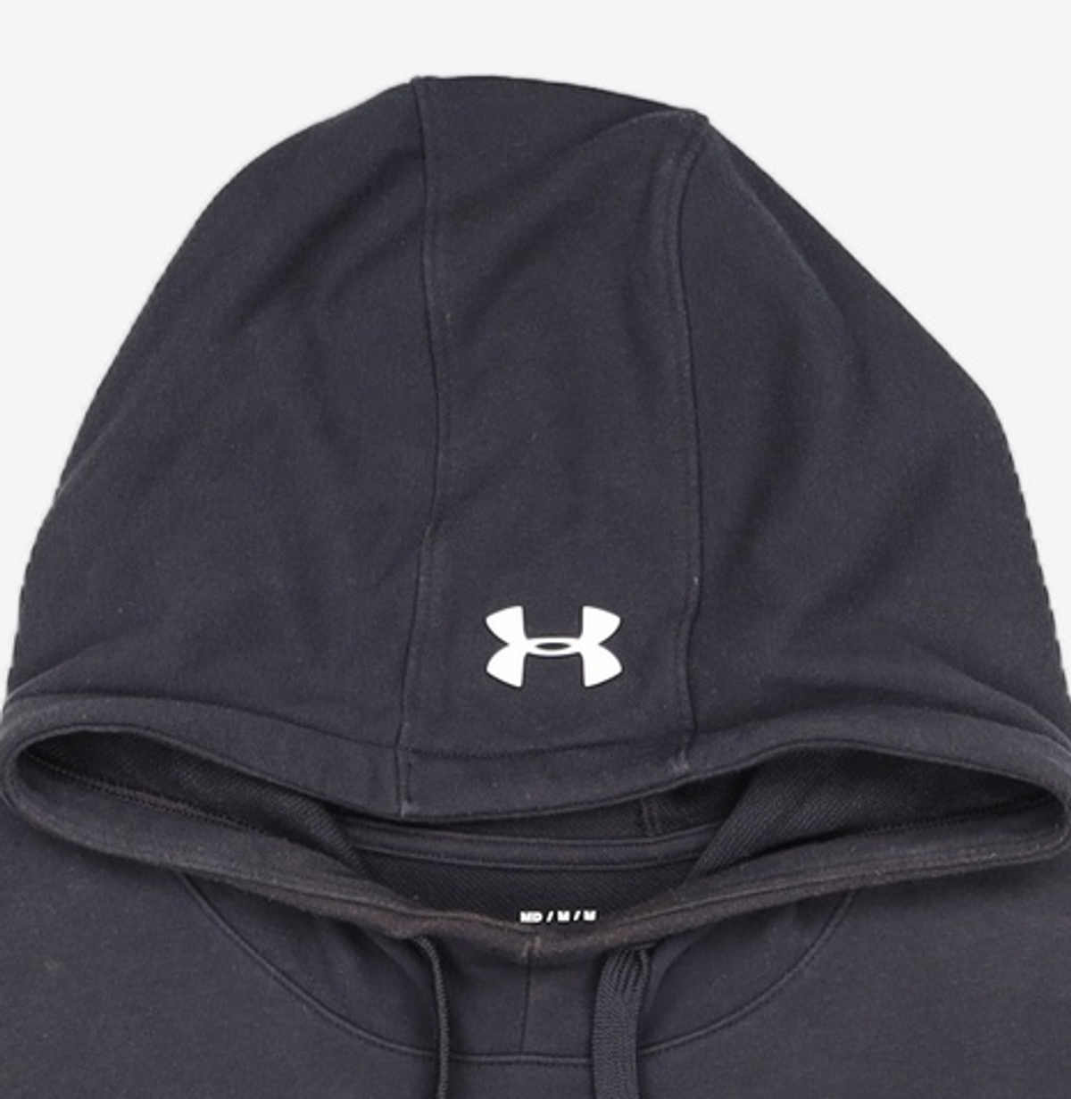 언더아머(UNDERARMOUR) KIM Terry 로고 후드티 1369290-100 100