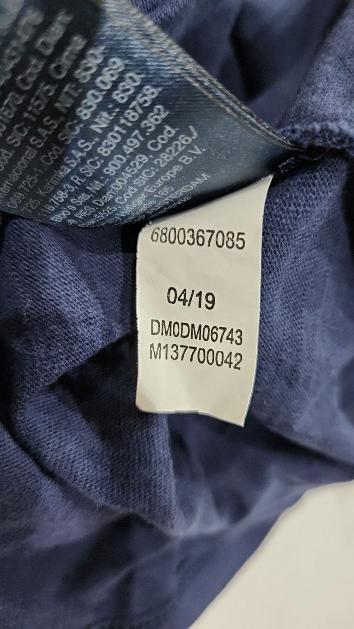 타미진스(TOMMY JEANS) 긴소매 티셔츠 L