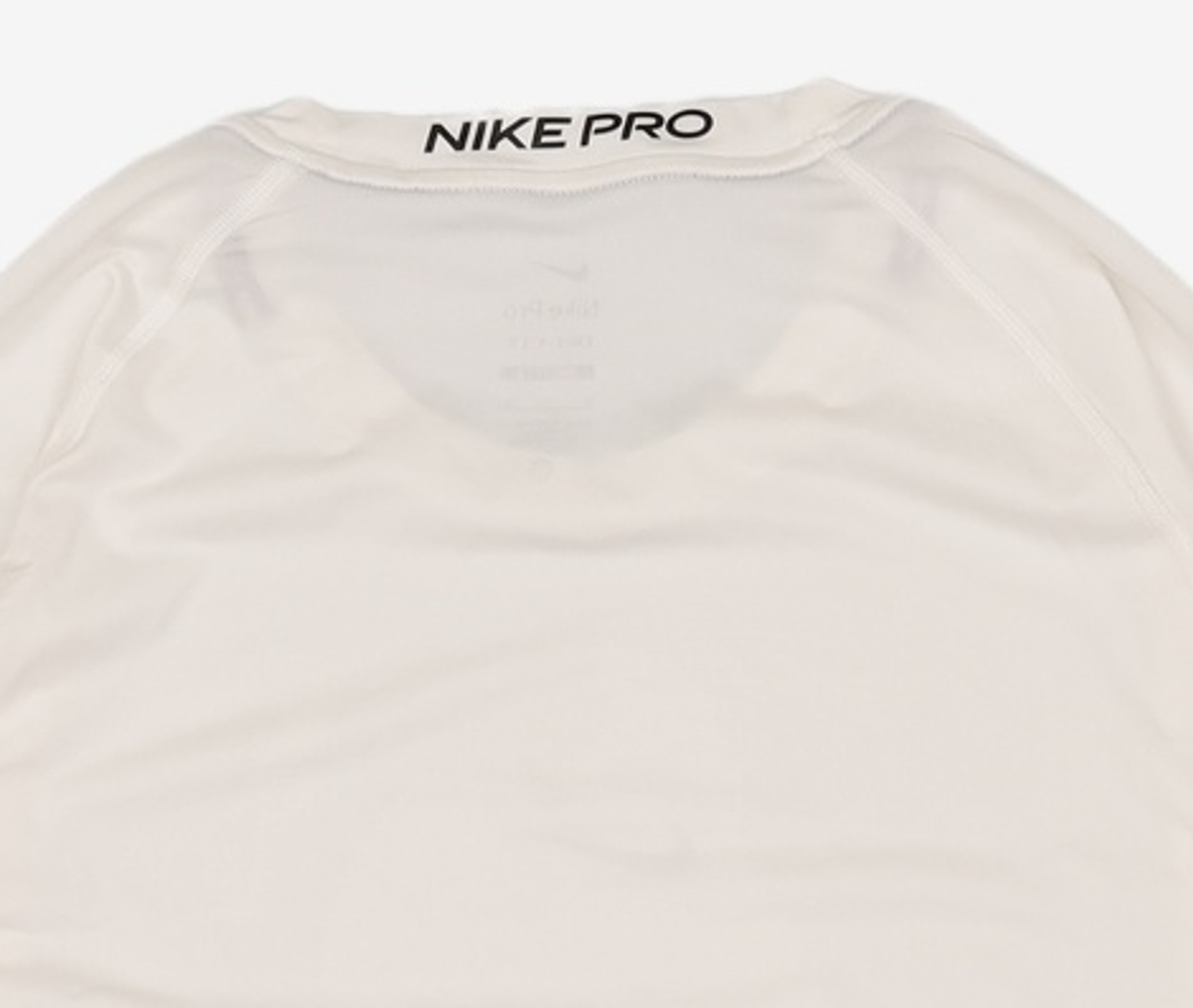 나이키(NIKE) 프로 드라이 핏 타이트 긴소매 피트니스 탑 M - 화이트:블랙 / FB7920-100 XL