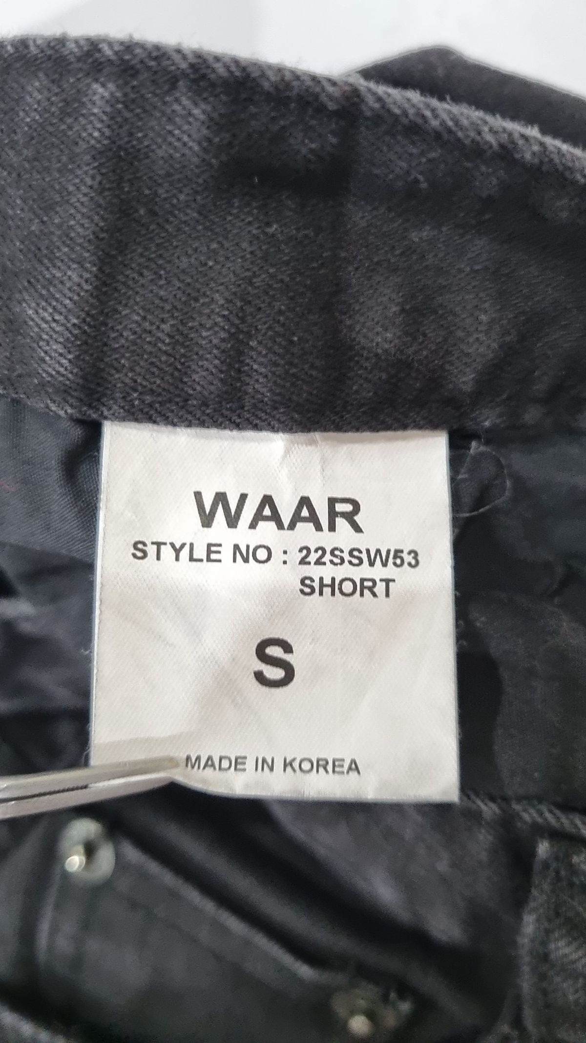 와르(WAAR) 청/데님 팬츠 S