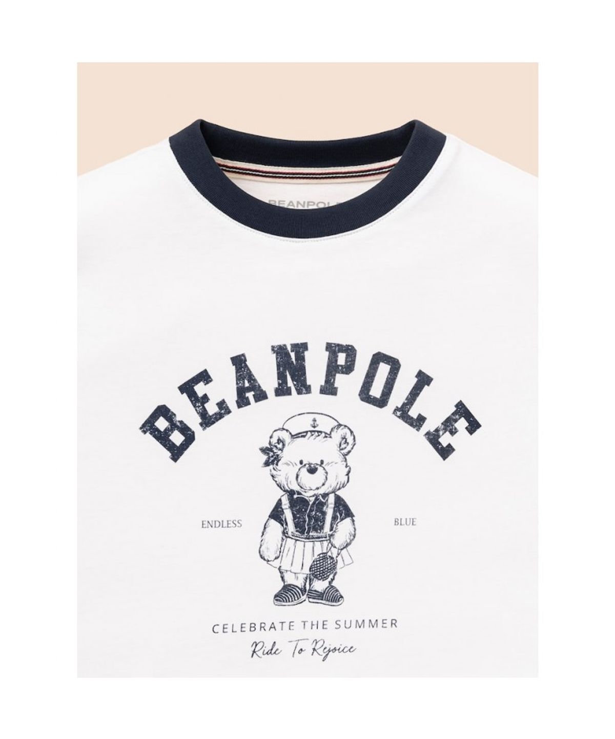 빈폴 키즈(BEANPOLE KIDS) 여아 달이 그래픽 티셔츠  아이보리 (BI6742G030)