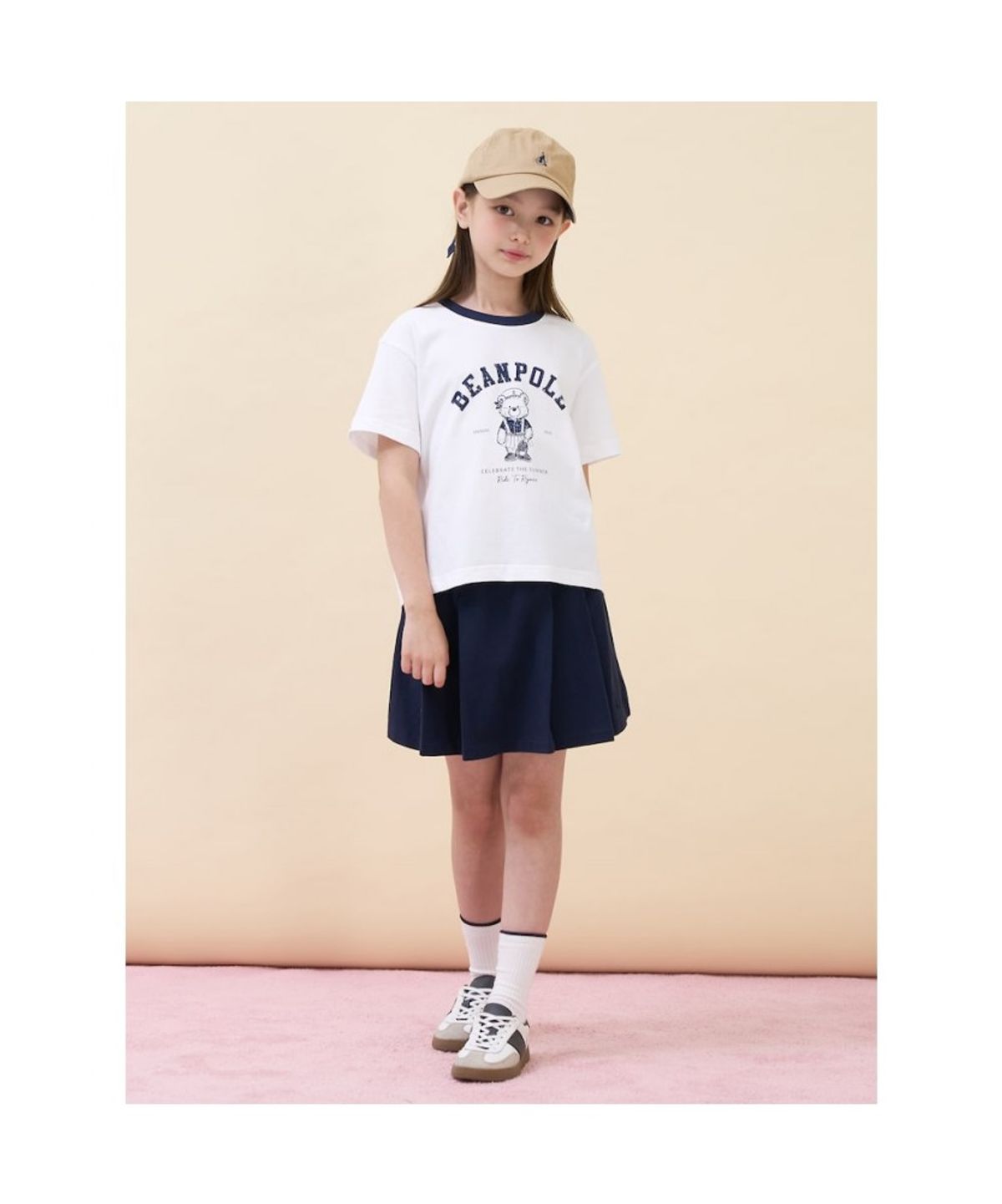 빈폴 키즈(BEANPOLE KIDS) 여아 달이 그래픽 티셔츠  아이보리 (BI6742G030)