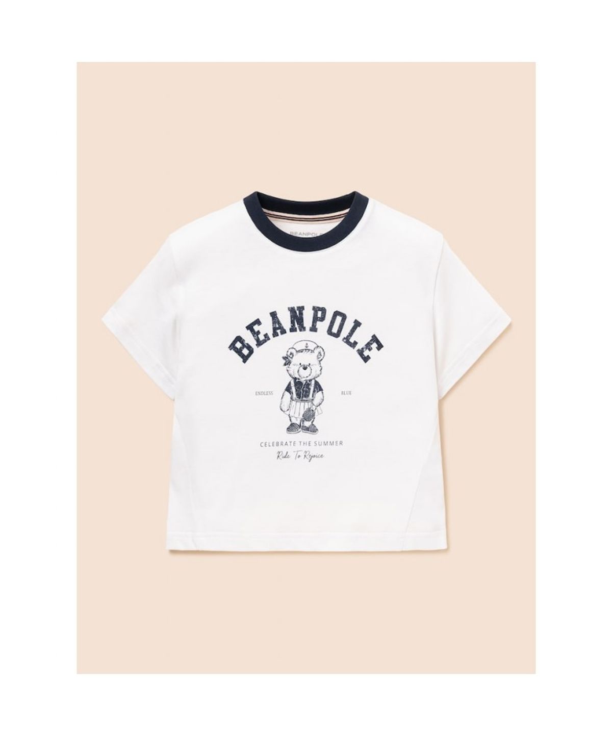 빈폴 키즈(BEANPOLE KIDS) 여아 달이 그래픽 티셔츠  아이보리 (BI6742G030)