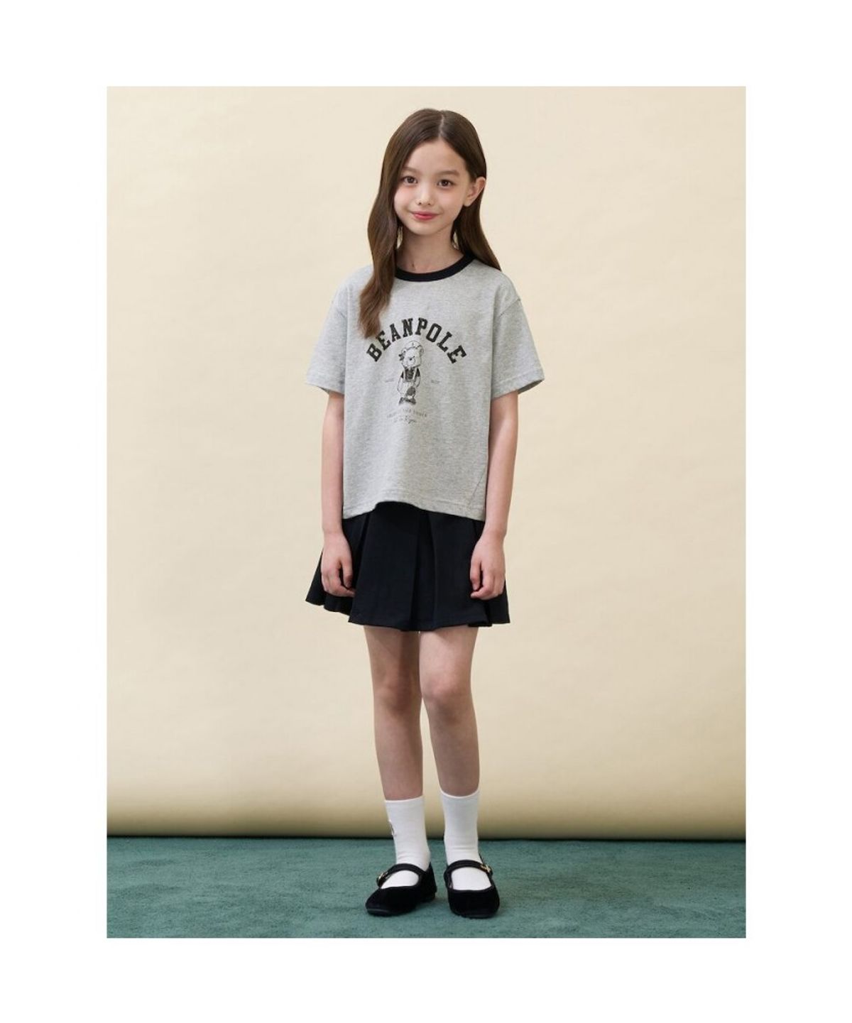 빈폴 키즈(BEANPOLE KIDS) 여아 달이 그래픽 티셔츠  그레이 (BI6742G033)