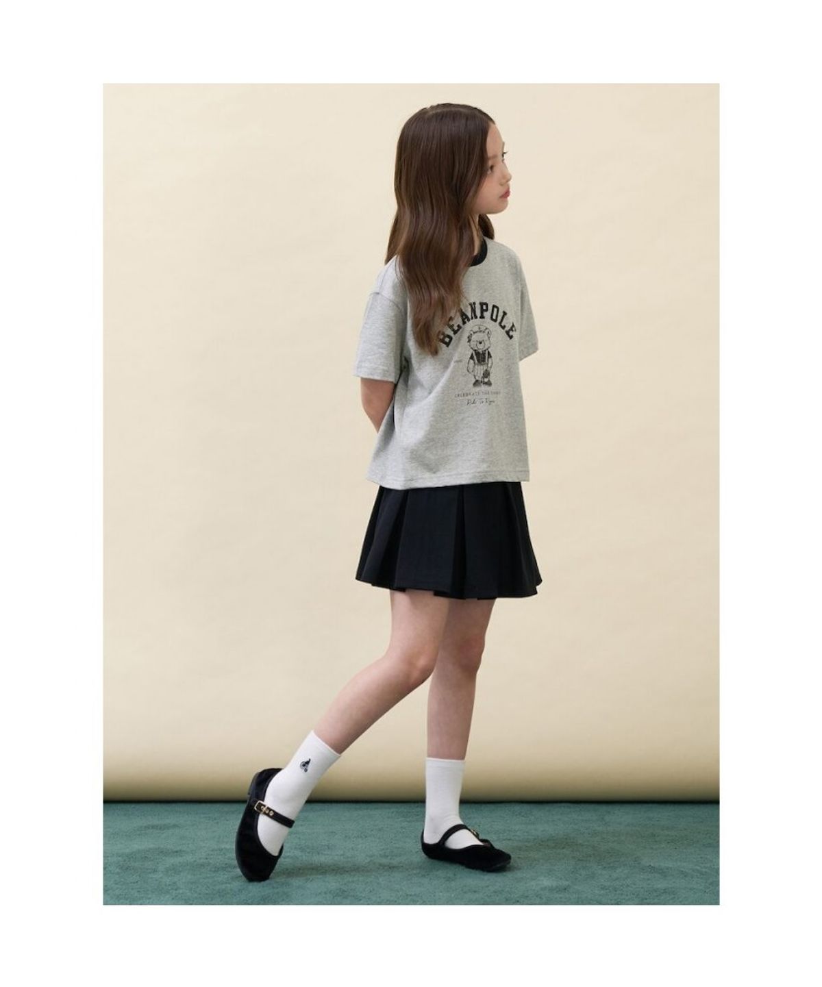 빈폴 키즈(BEANPOLE KIDS) 여아 달이 그래픽 티셔츠  그레이 (BI6742G033)