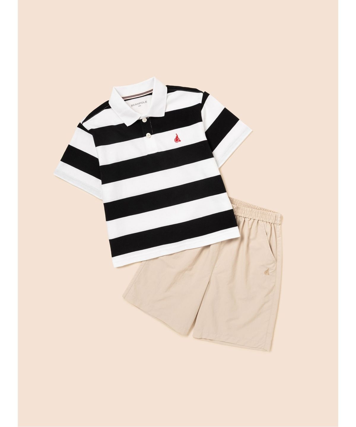 빈폴 키즈(BEANPOLE KIDS) 빅 스트라이프 칼라 상하세트  블랙 (BI6742U025)