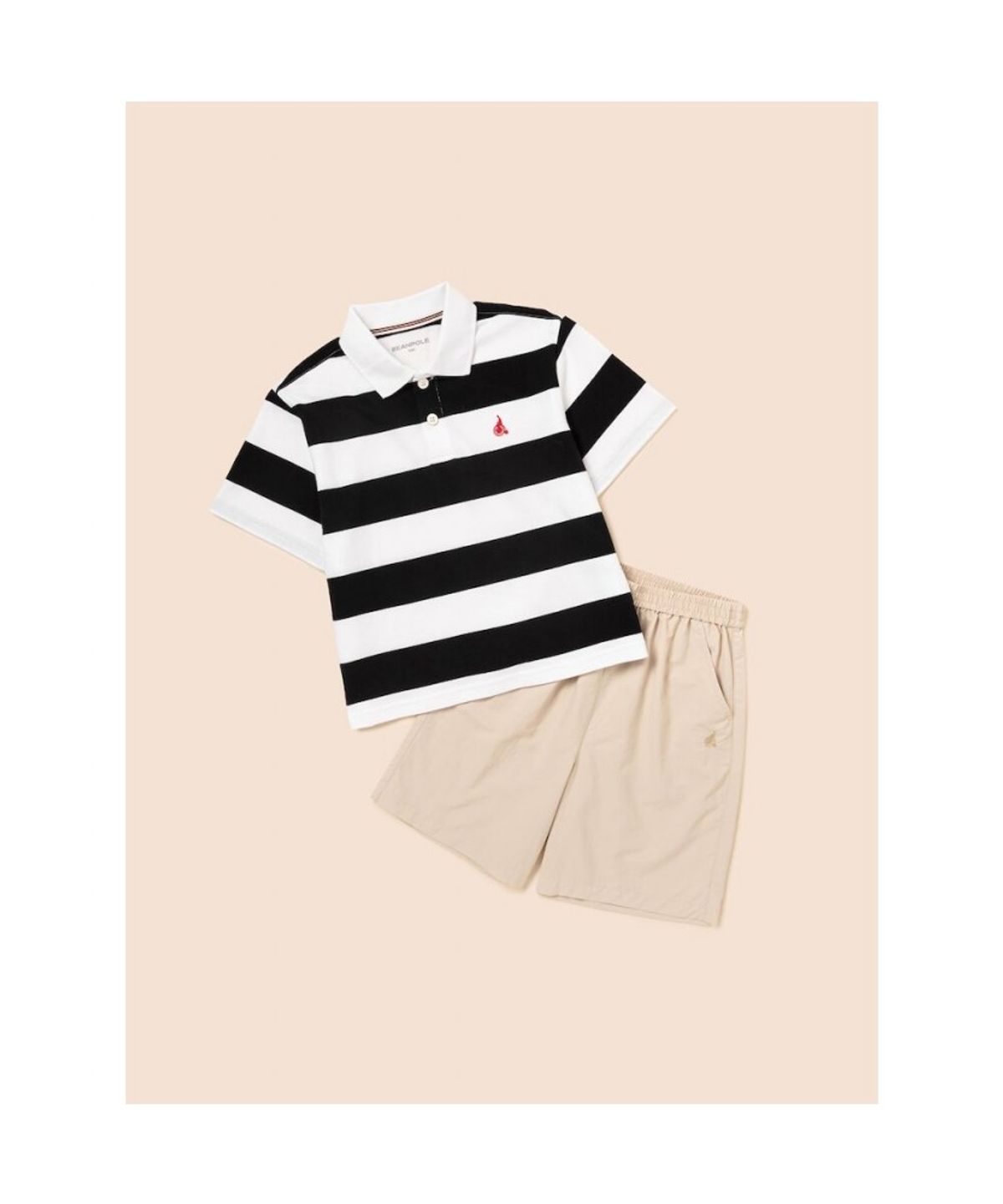 빈폴 키즈(BEANPOLE KIDS) 빅 스트라이프 칼라 상하세트  블랙 (BI6742U025)
