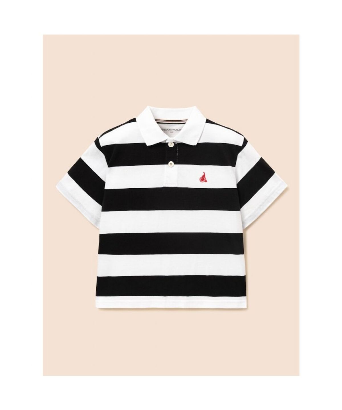 빈폴 키즈(BEANPOLE KIDS) 빅 스트라이프 칼라 상하세트  블랙 (BI6742U025)