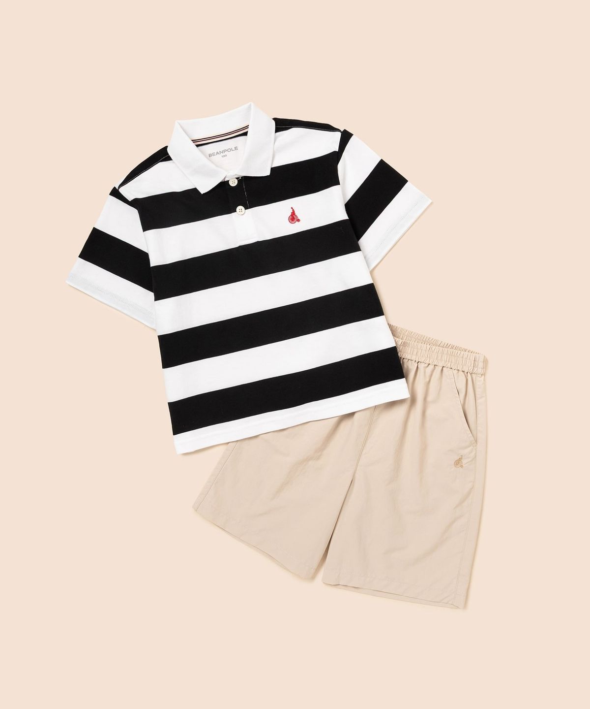 빈폴 키즈(BEANPOLE KIDS) 빅 스트라이프 칼라 상하세트  블랙 (BI6742U025)