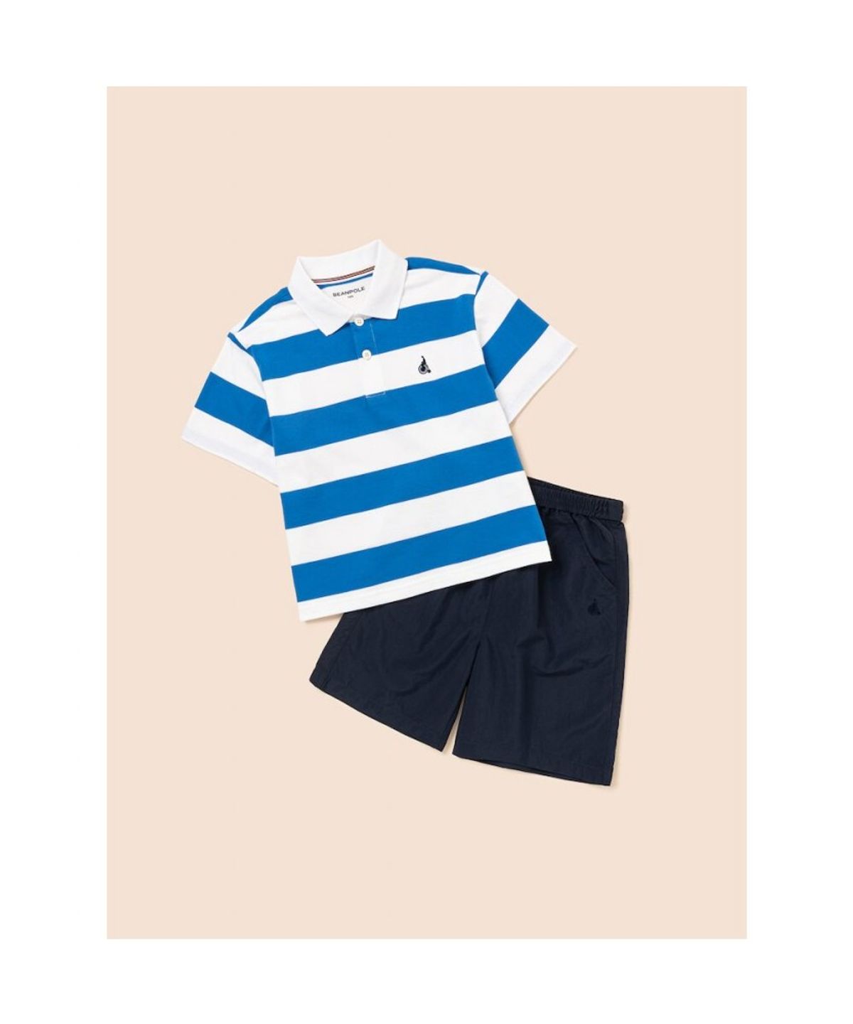 빈폴 키즈(BEANPOLE KIDS) 빅 스트라이프 칼라 상하세트  블루 (BI6742U02P)